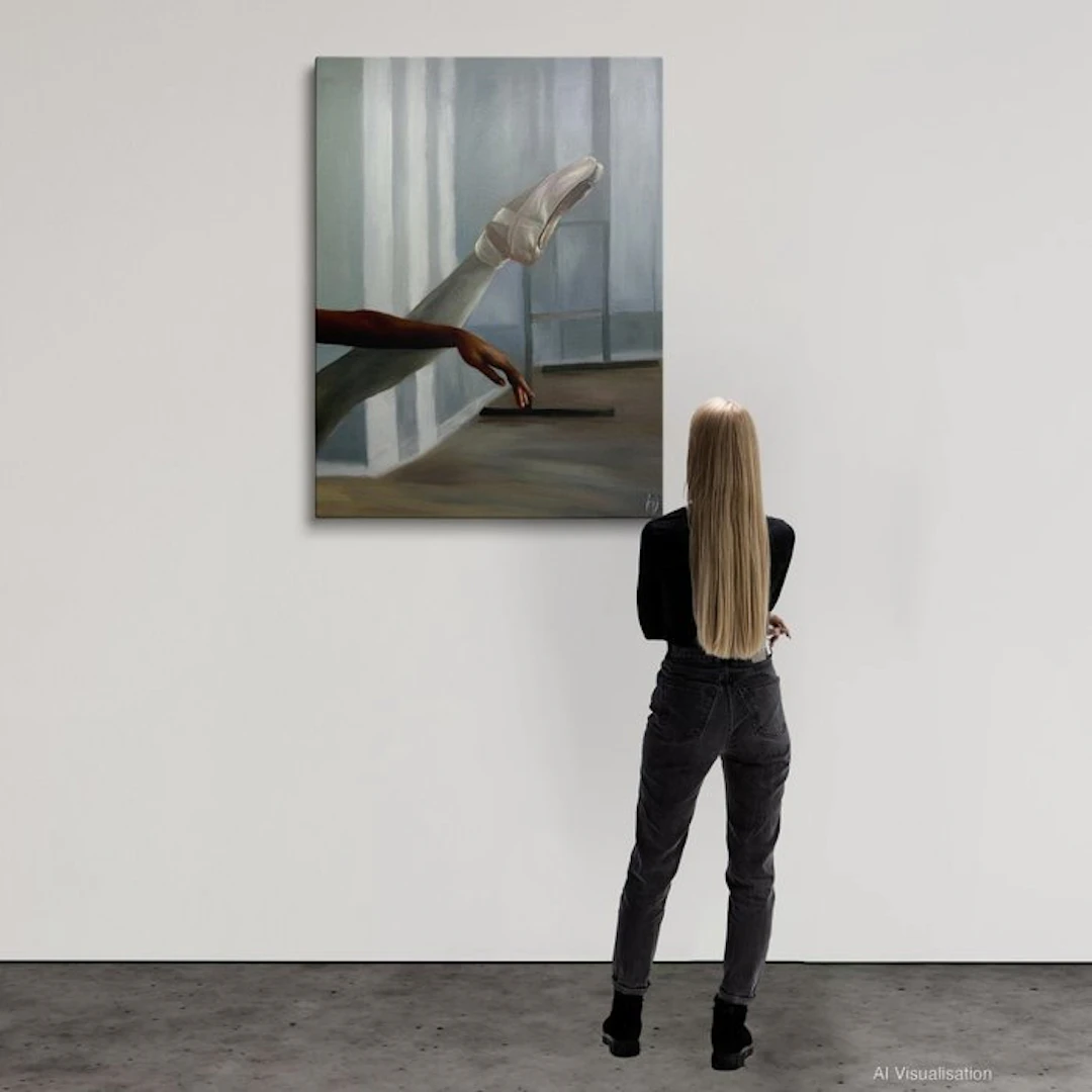 Anne Dias (1985) - (100% Hand painted - no RP) - The Dancer s Vanishing point