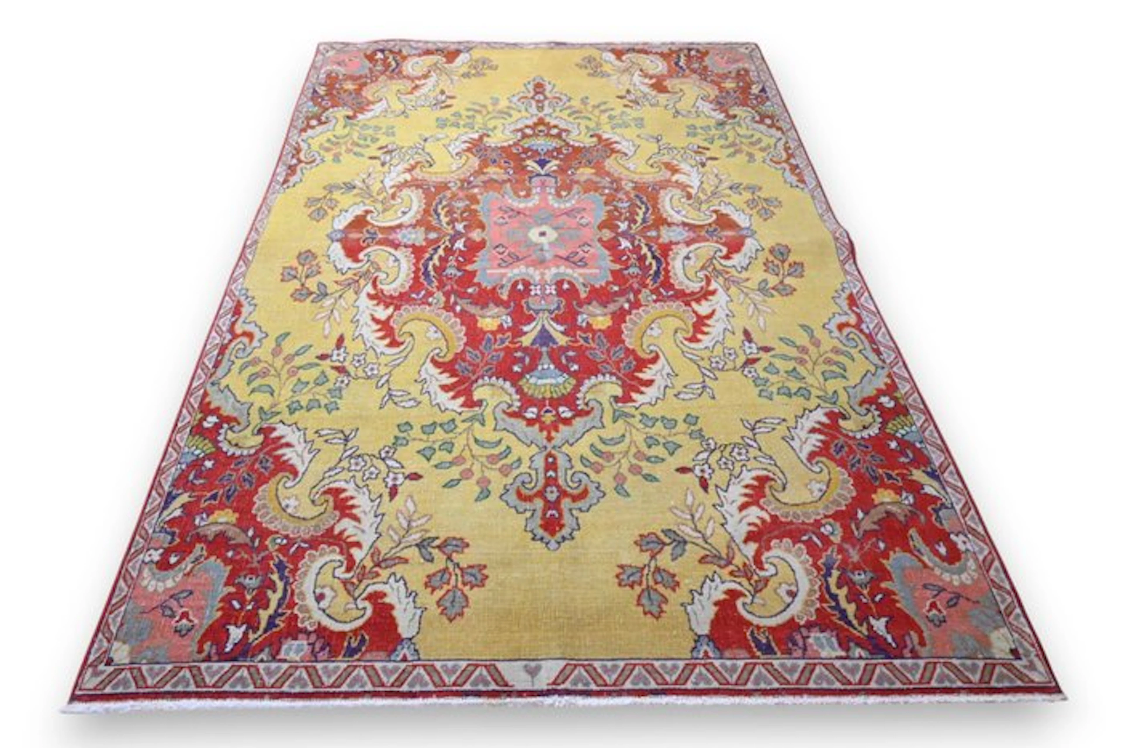 Colorful Usak - Rug - 250 cm - 160 cm - with certificate