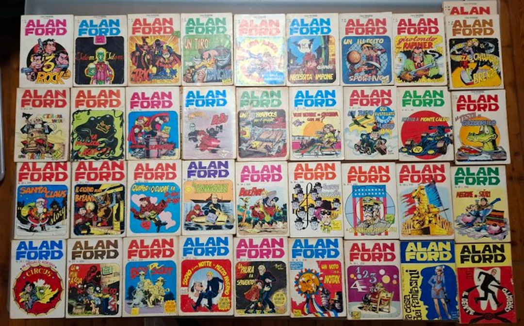 Alan Ford - Alan Ford - 44 Comic collection - First edition - 1969/1977