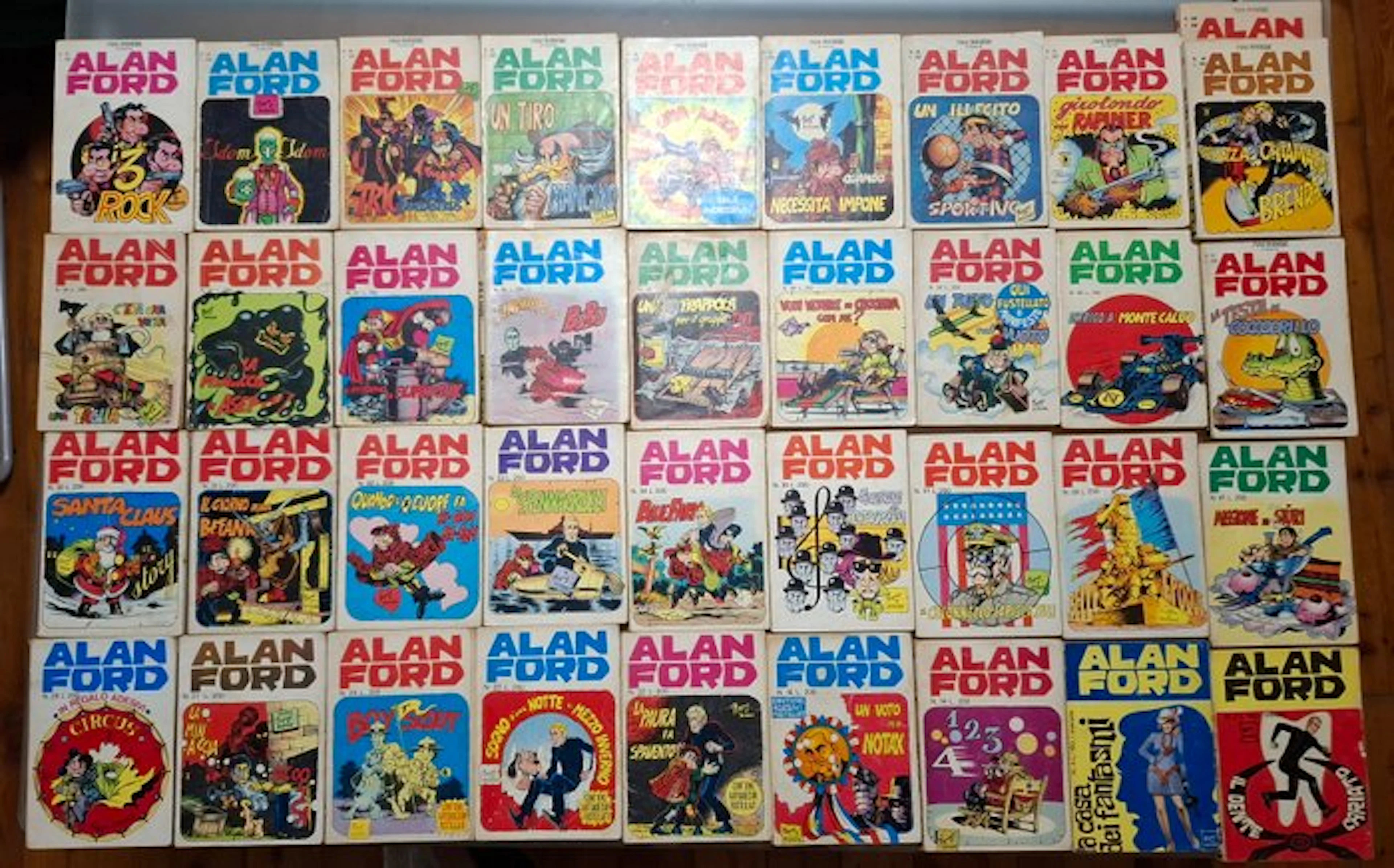 Alan Ford - Alan Ford - 44 Comic collection - First edition - 1969/1977