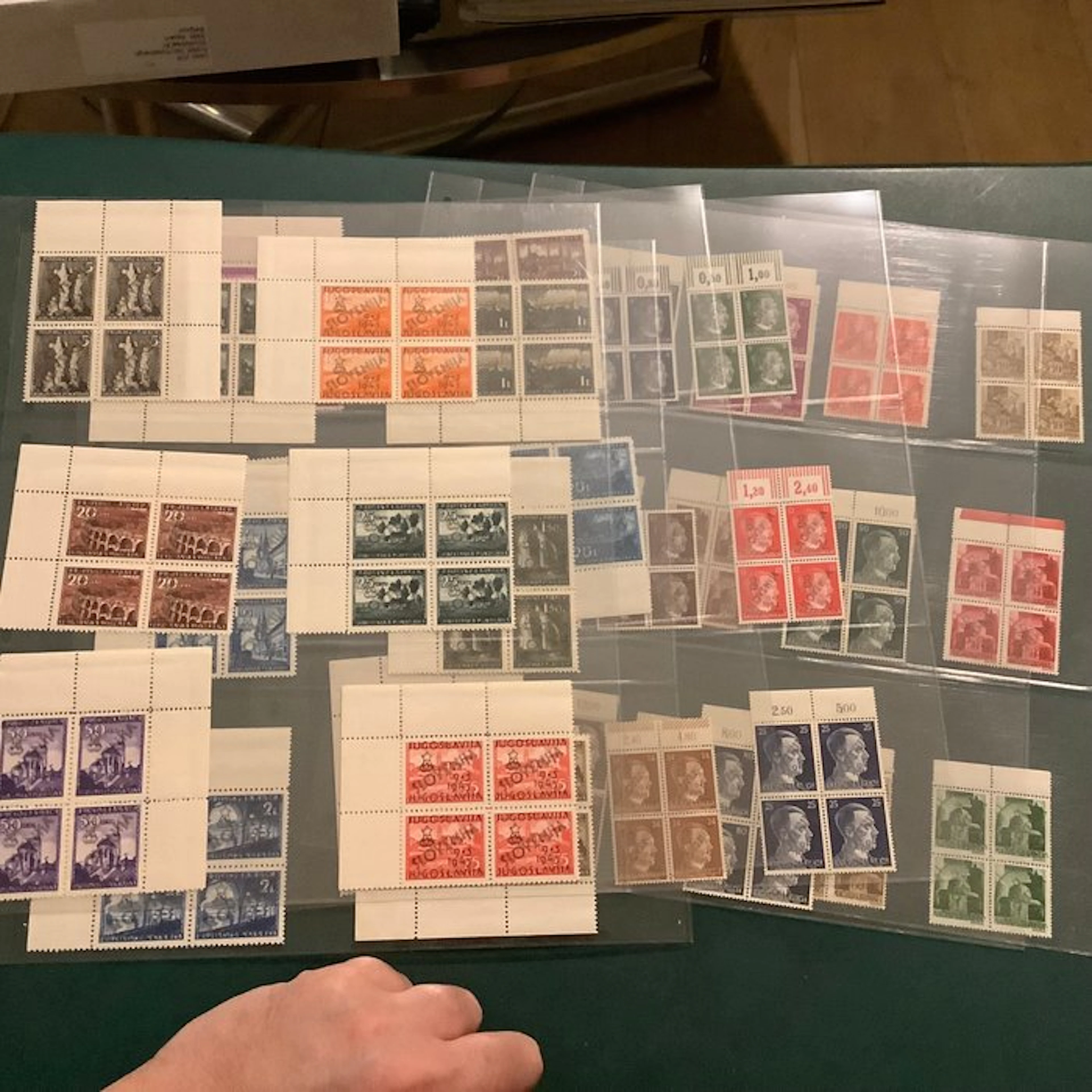 Slovenia 1946 - Complete issue with overprint Slovenia in...