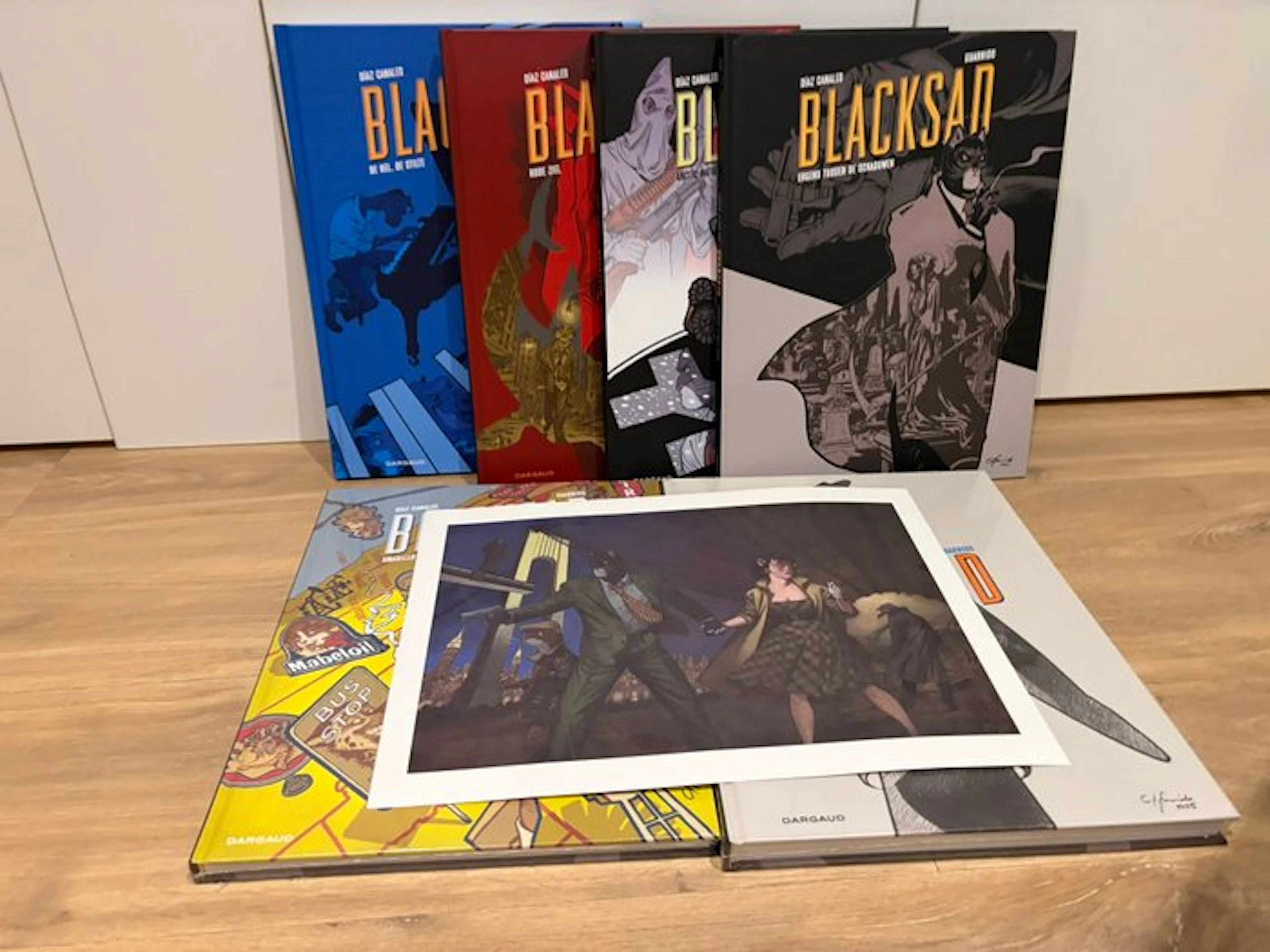 Blacksad 1 t/m 6 - Dargaud uitgaven HC groot formaat - 6...