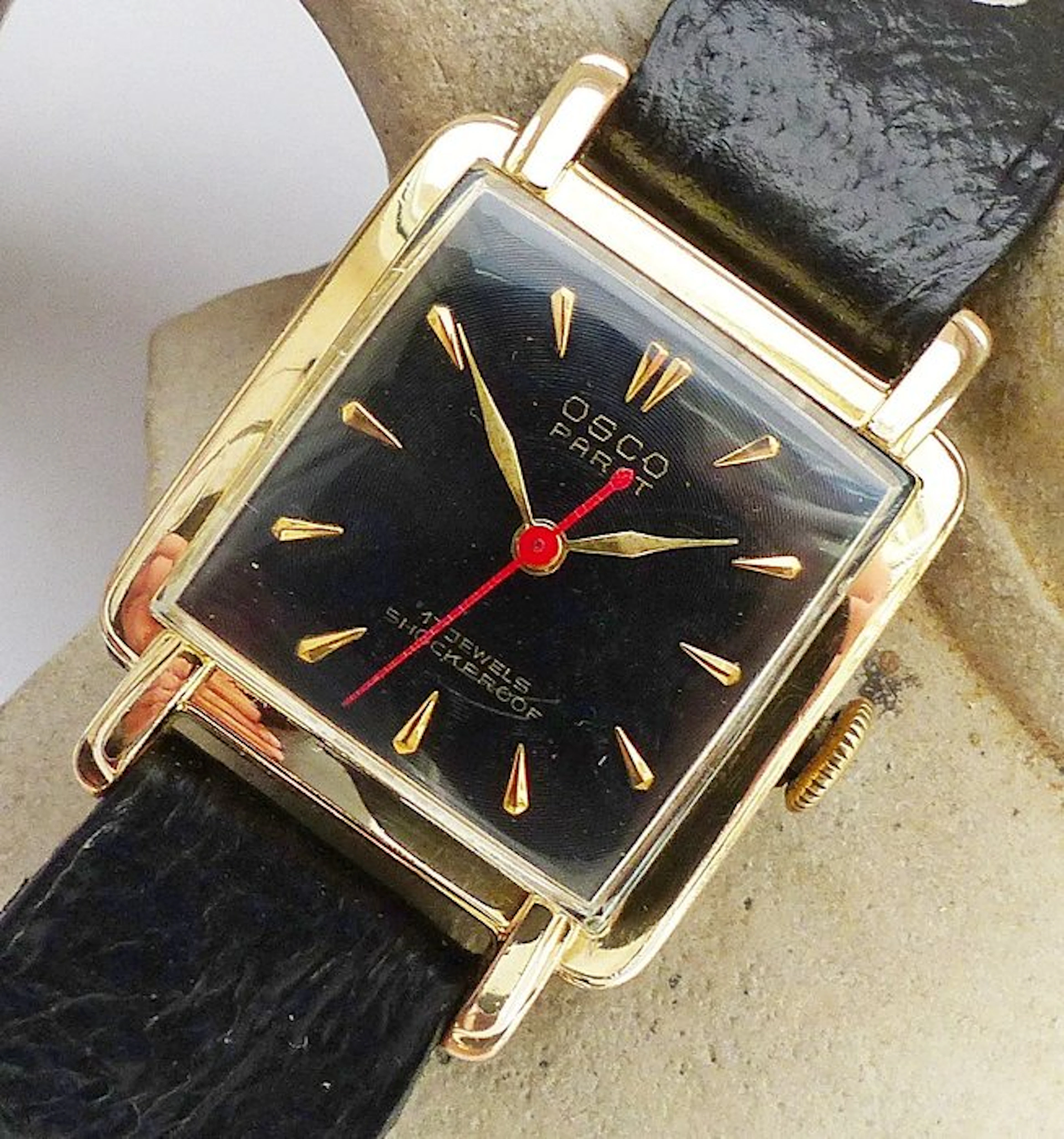 Osco Parat - Classic Art-deco 17Jewels - No reserve price...