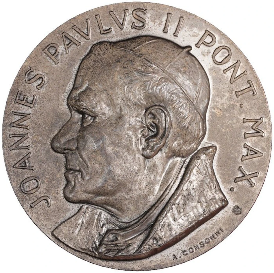 Vatican. Medal Pope John Paul II and Saints Peter and Paul – by A