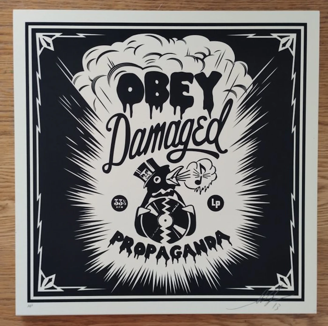 Shepard Fairey (OBEY) (1970) - Damaged