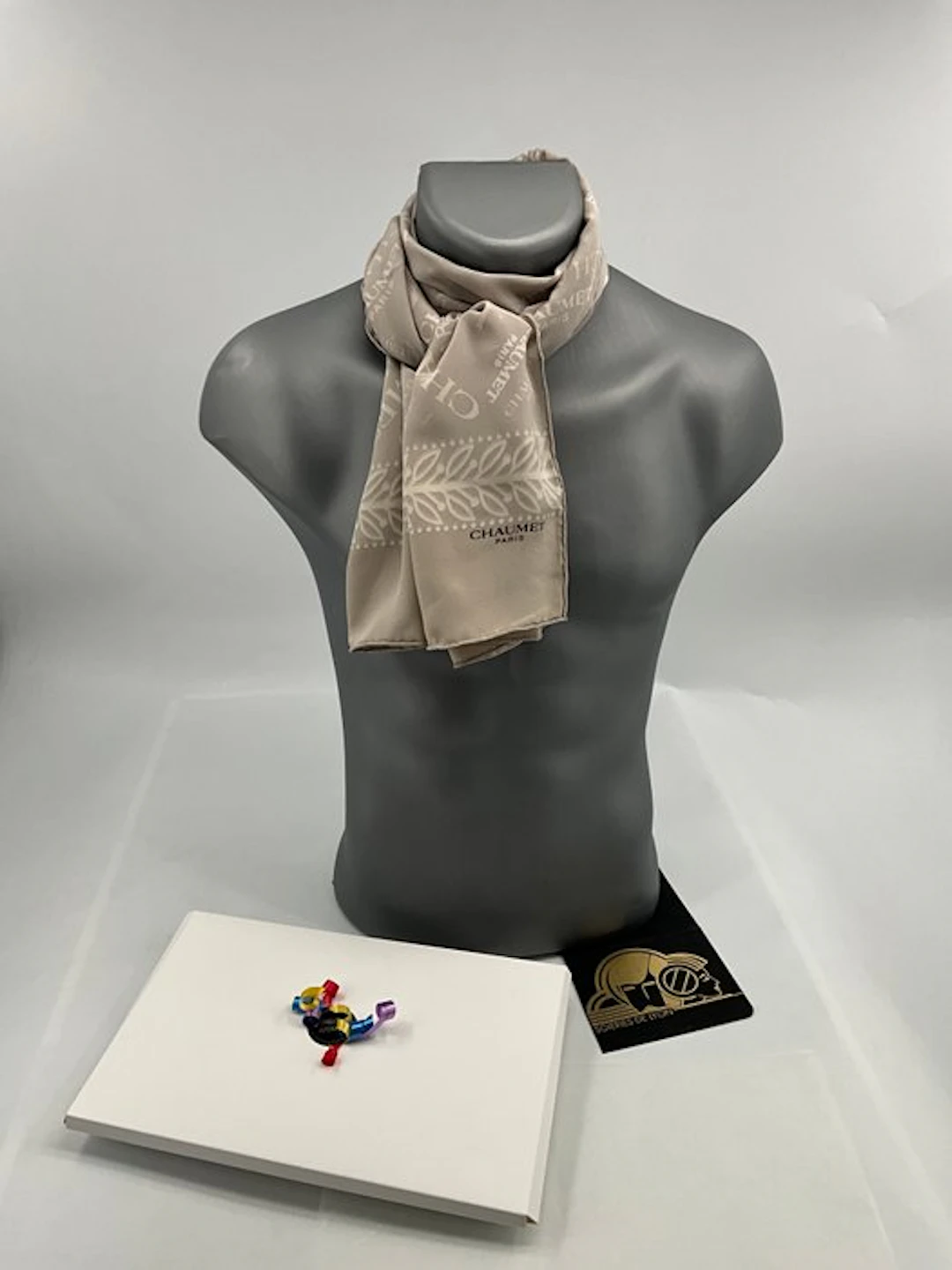 Other brand - CHAUMET / soierie Lyonnaise / 150cm/40cm - Foulard