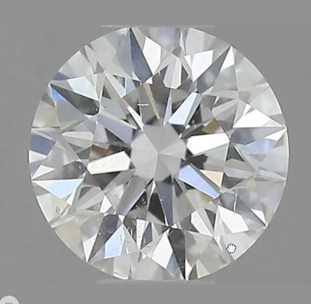 1 pcs Diamond (Natural) - 0.31 ct - Round - D...