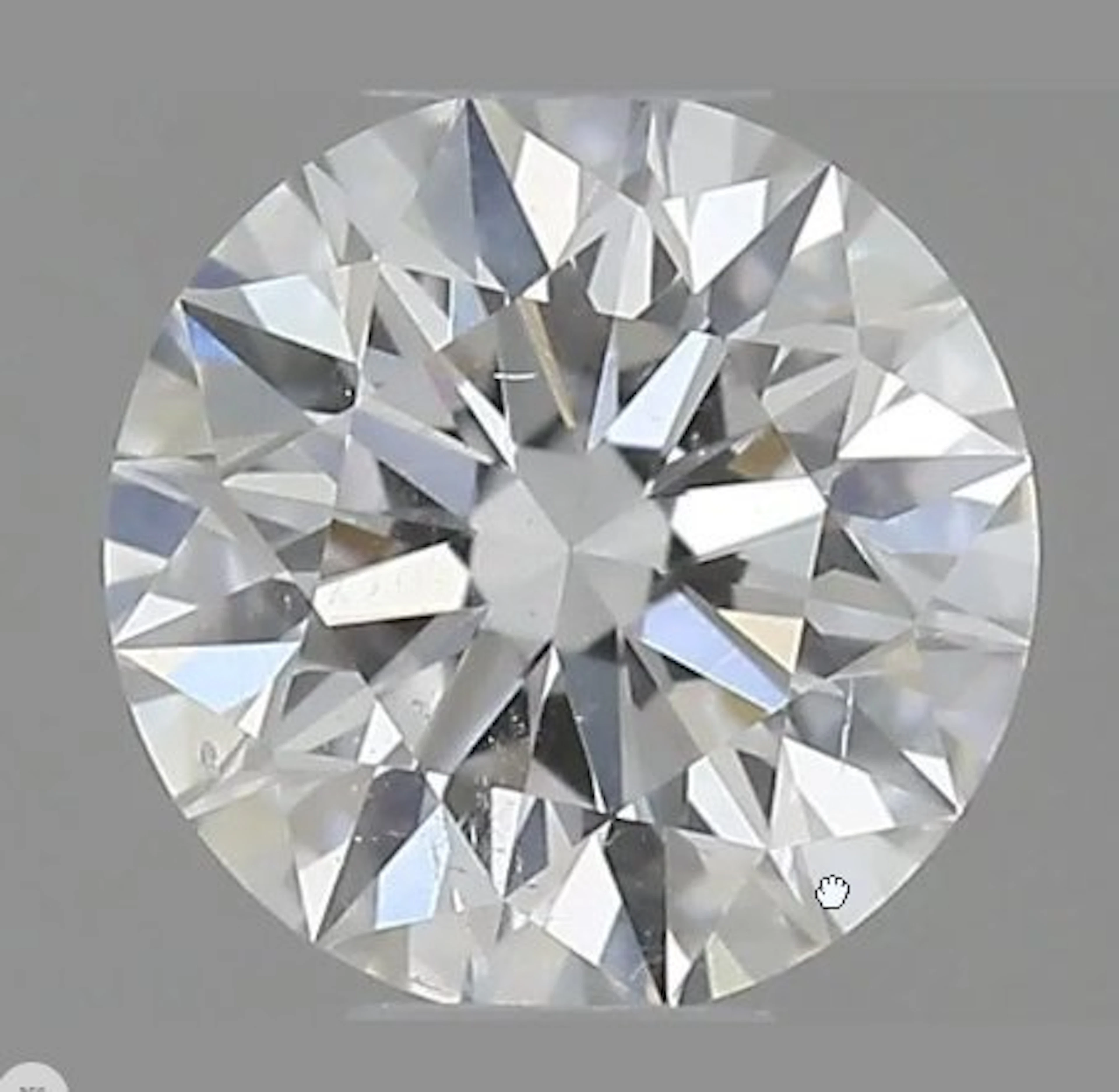 1 pcs Diamond (Natural) - 0.31 ct - Round - D...
