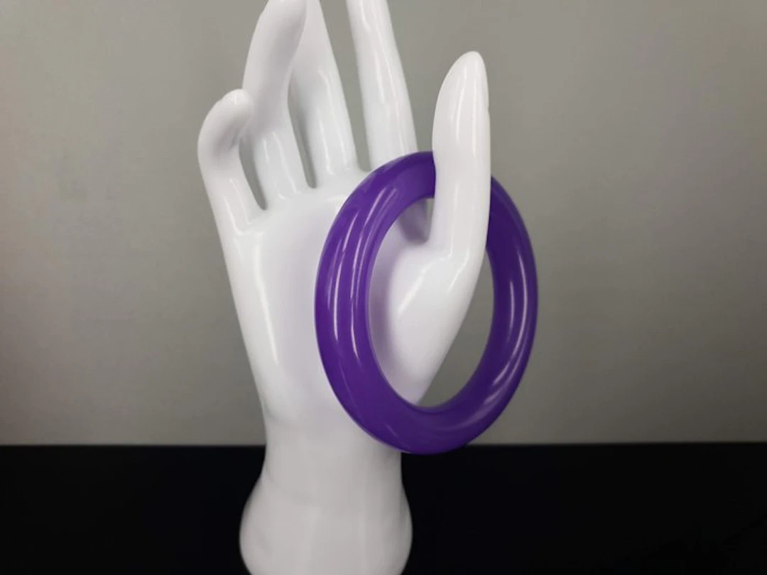 Huge Natural Jadeite Bangle /Tested / Circuit: 19,5 cm /...