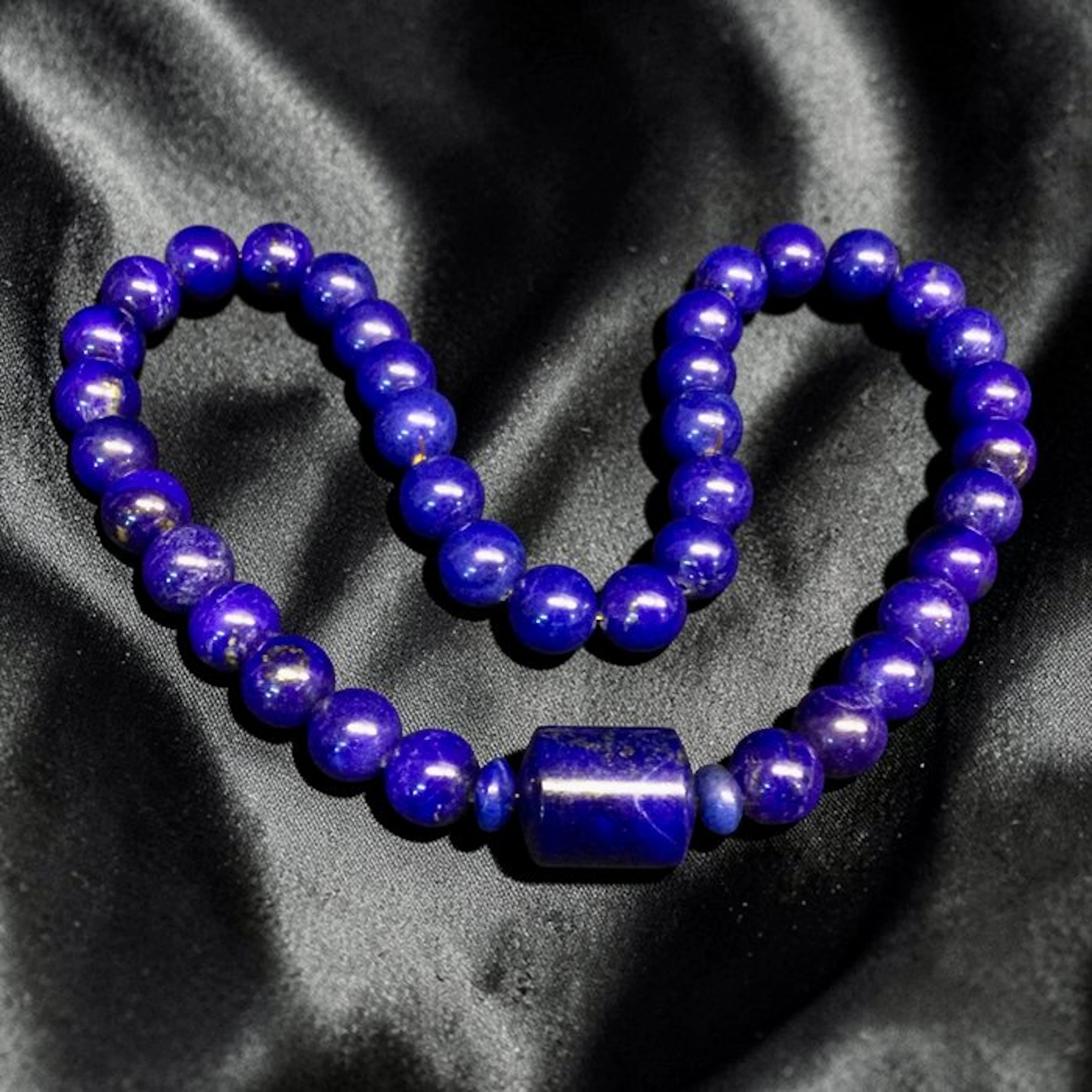 lapis lazuli Jewellery - Height: 12 mm - Width: 12 mm- 116 g - (1)
