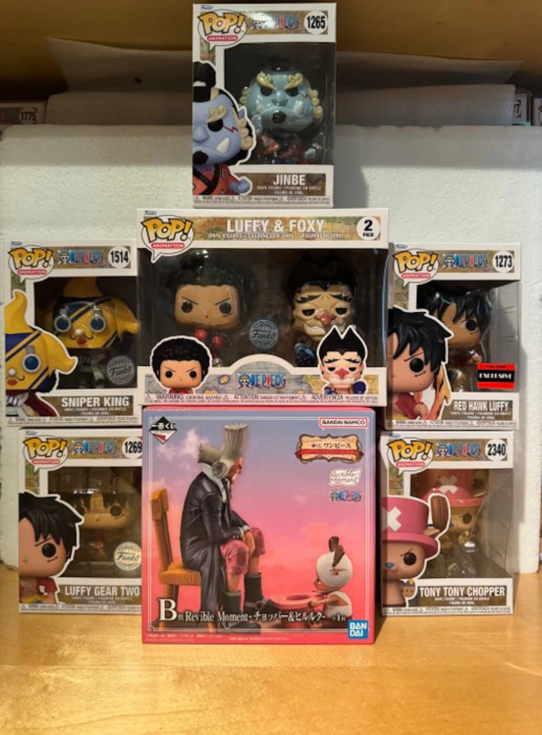 Funko - Funko Pop - Mixed Lot - One Piece (6 Pops + Ichibansho Figure)
