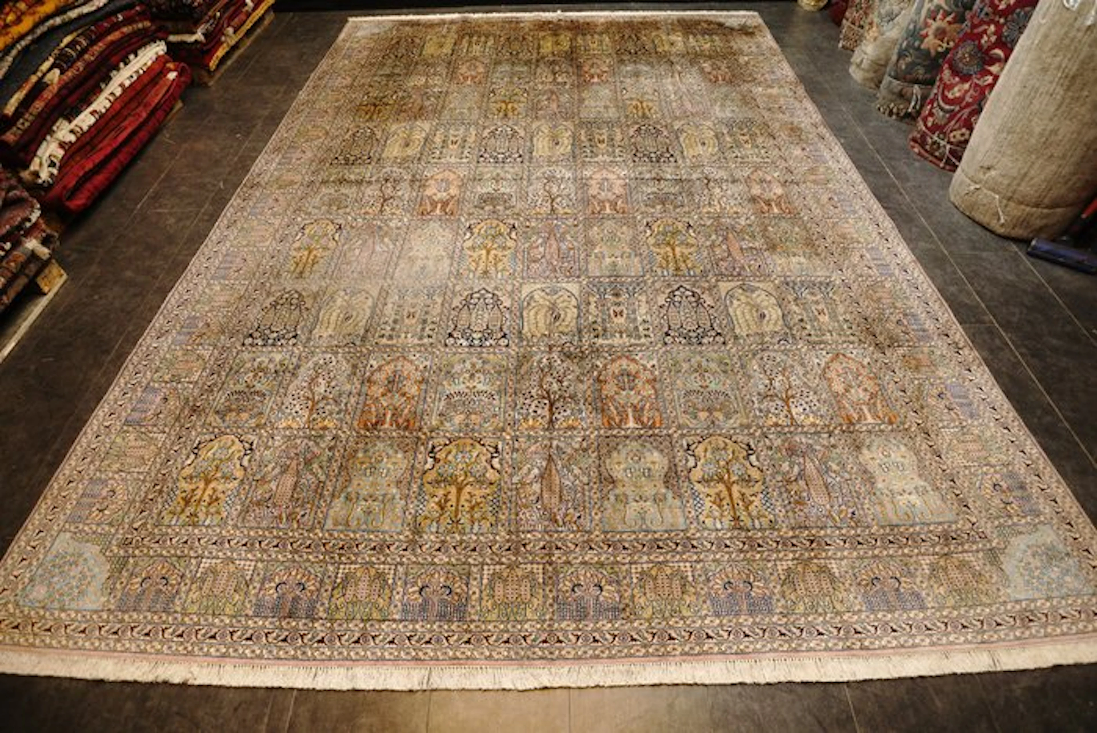 Cashmere Silk - Carpet - 430 cm - 300 cm - silk carpet