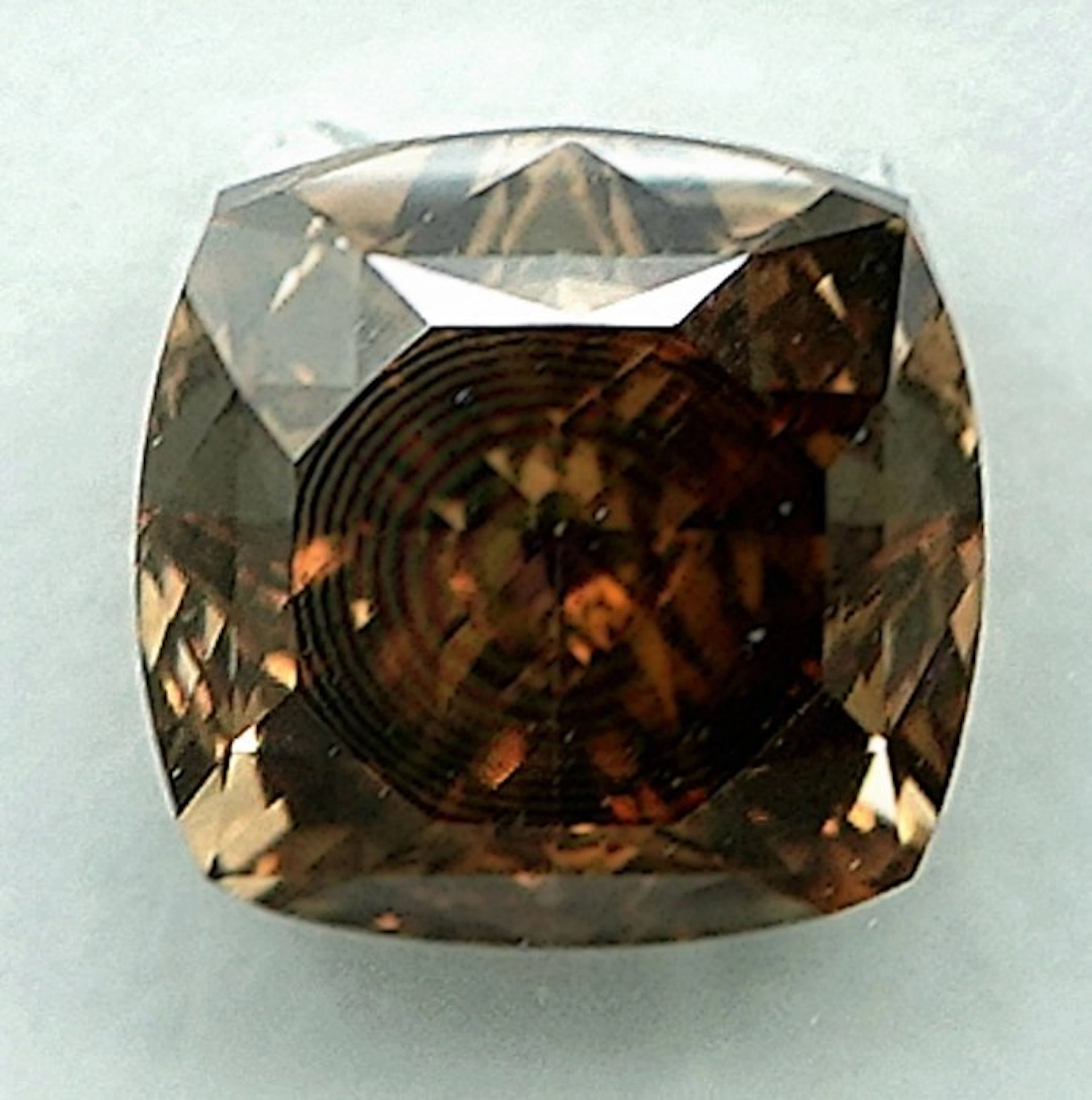 1 pcs Diamond (Natural coloured) - 1.18 ct - Cushion...