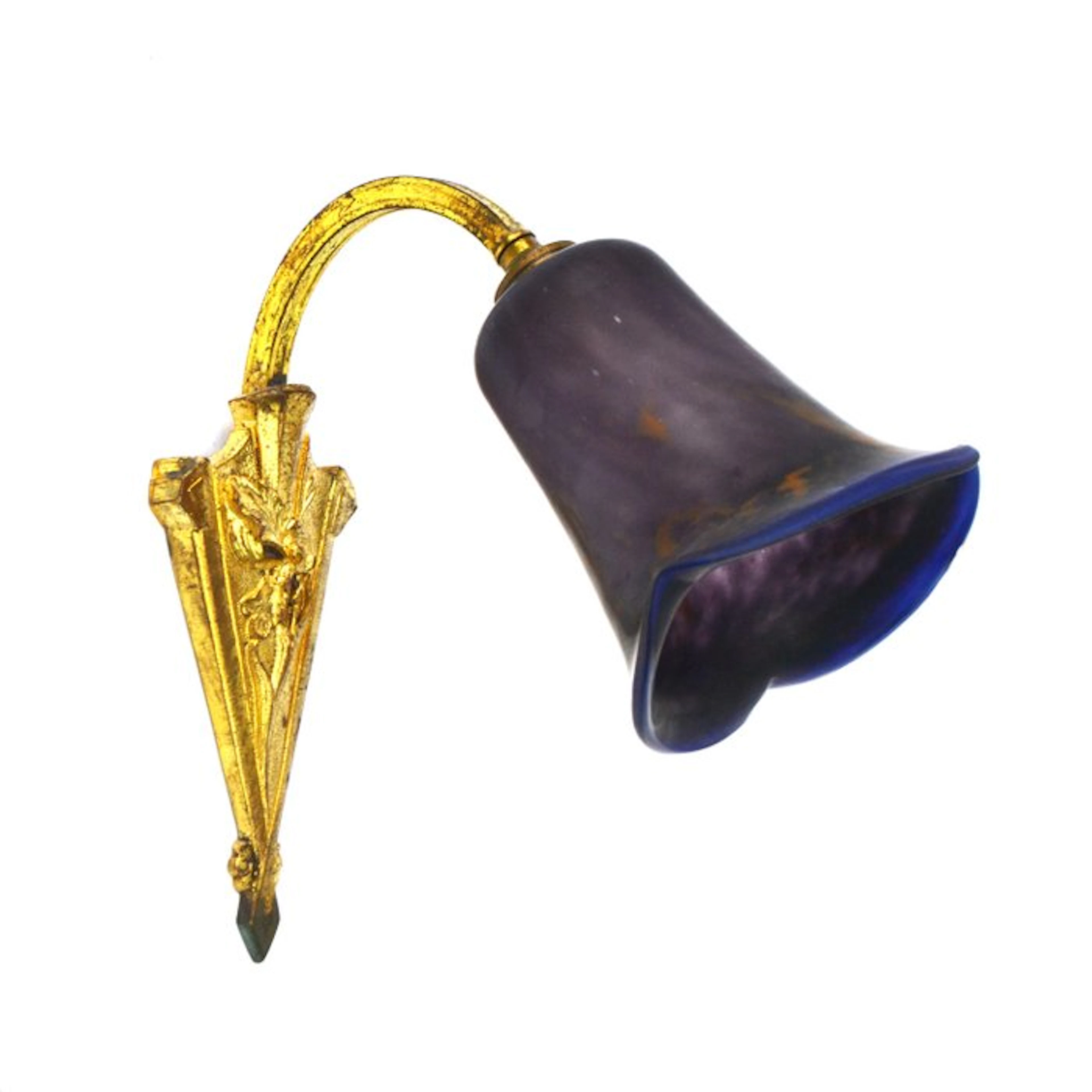 Wall lamp - Glass, Gilt bronze