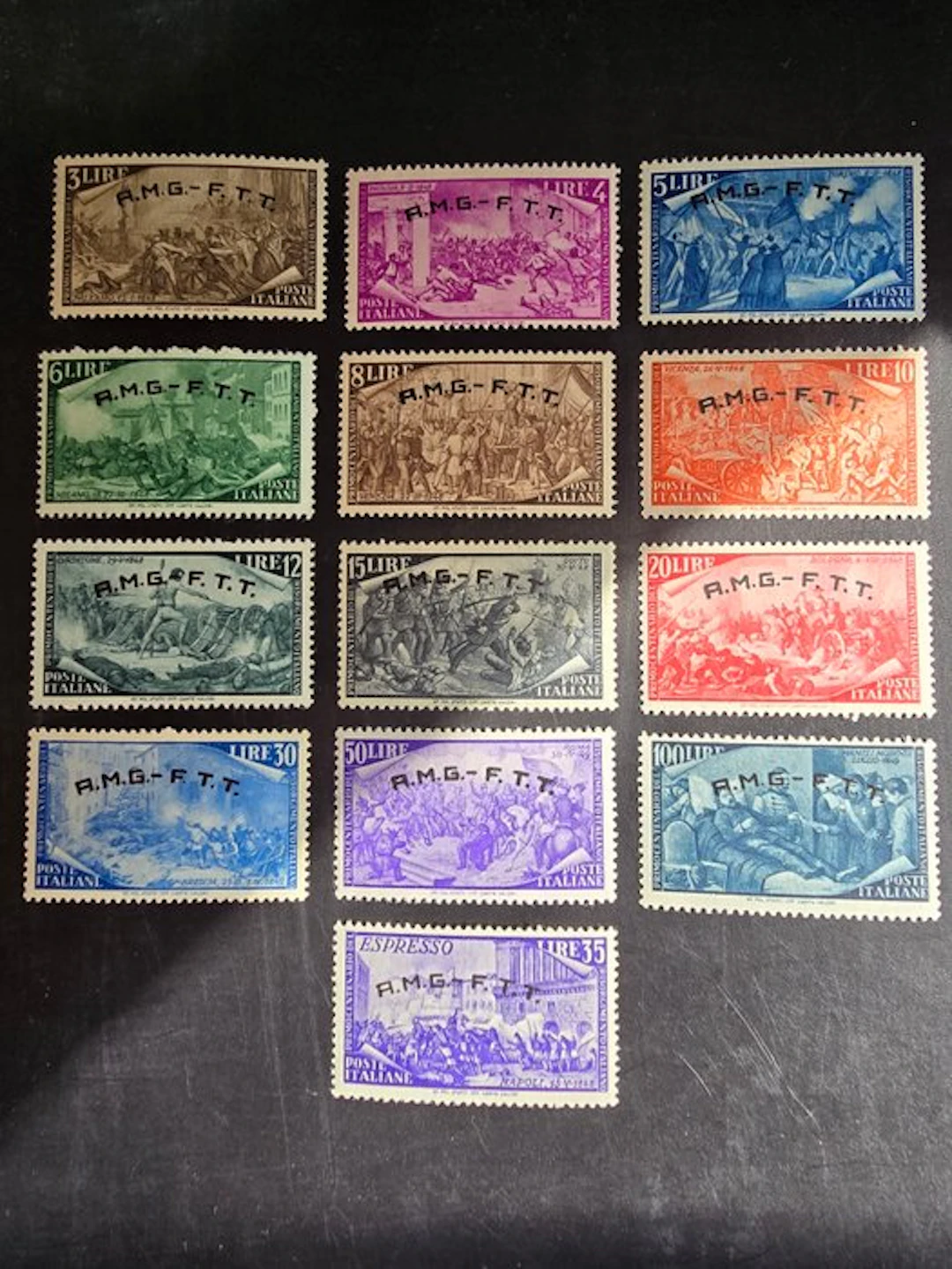 Triest - Zone A 1948/1950 - Stamp Lot Trieste A (AMG-FTT) - Risorgimento