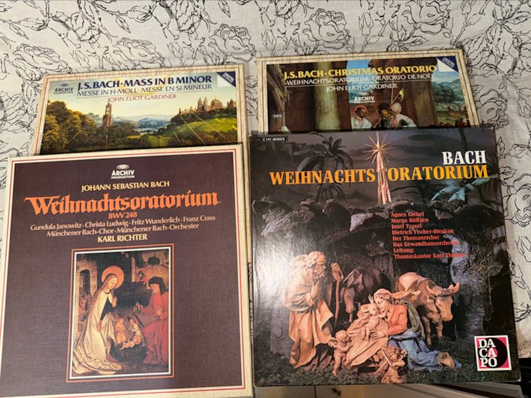 Johann Sebastian Bach - 4 x box sets- Mass In B Minor