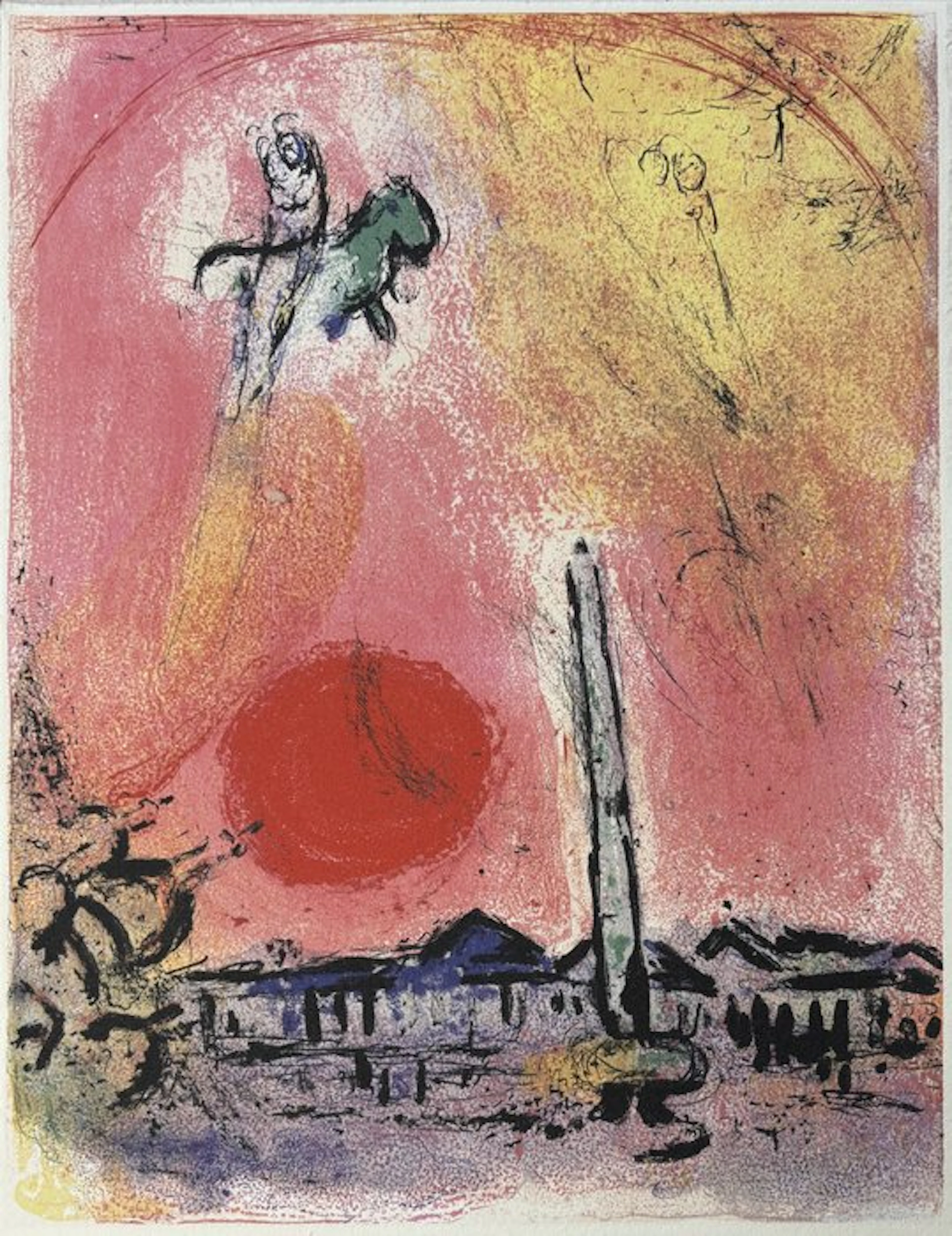 Marc Chagall (1887-1985) - La place de la Concorde
