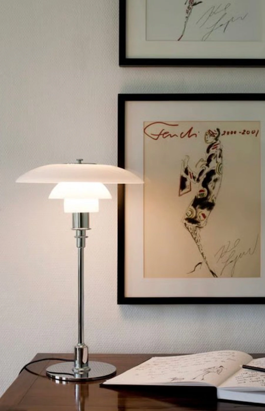 Louis Poulsen - Poul Henningsen - Table lamp - PH 3/2 - Metal, glass