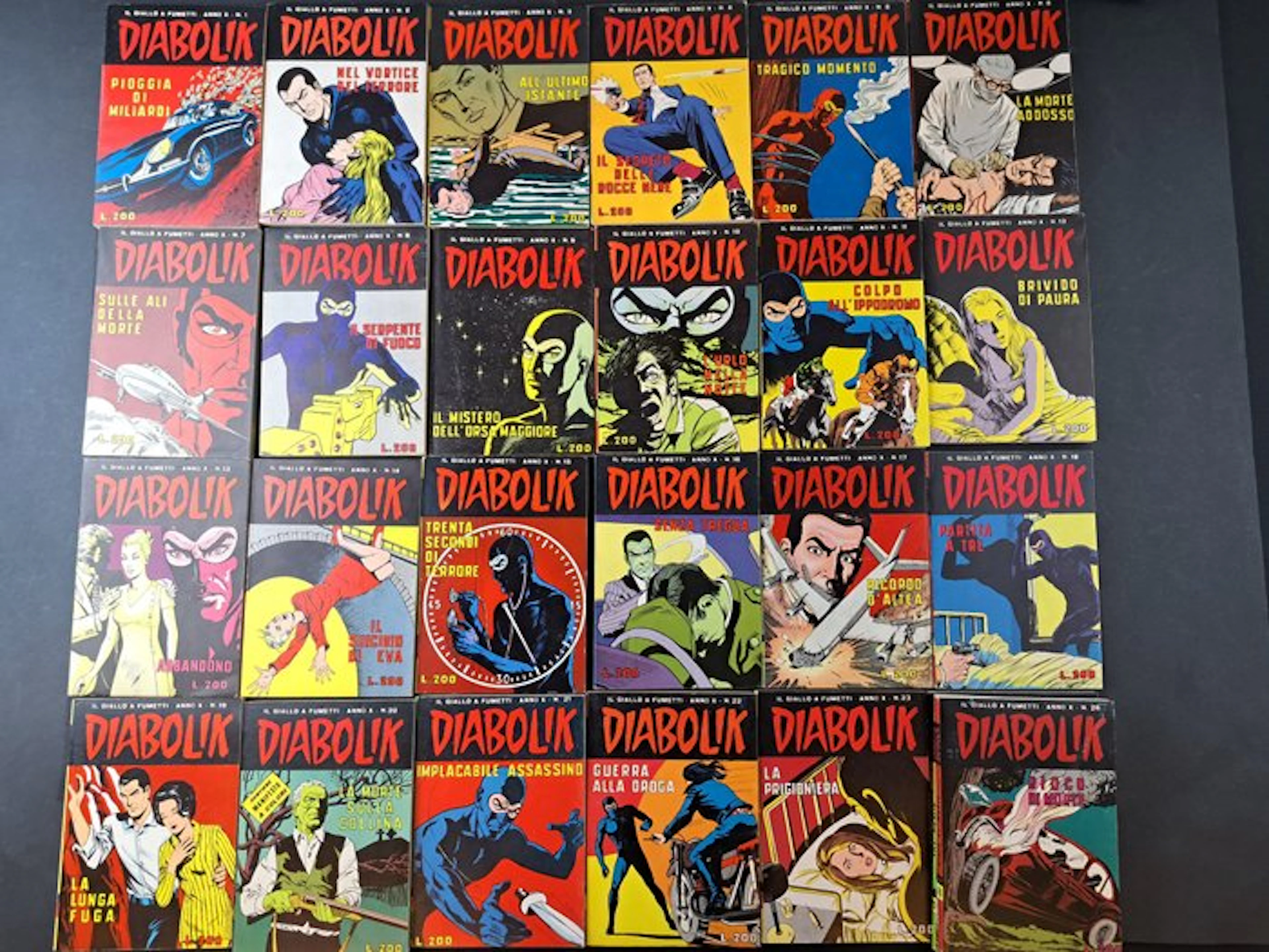 Diabolik Anno X - 26 Comic - First edition - 1971
