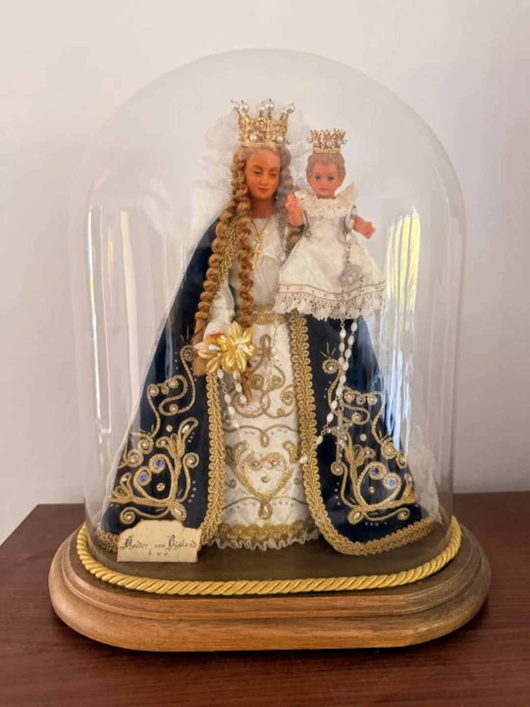 Clarissen Turnhout - Figurine - Mariabeeld - 36 cm - Wax