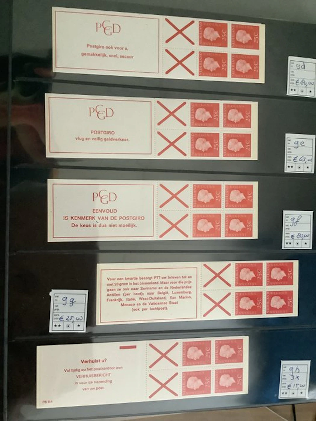 Netherlands - Collection of 147 stamp booklets
