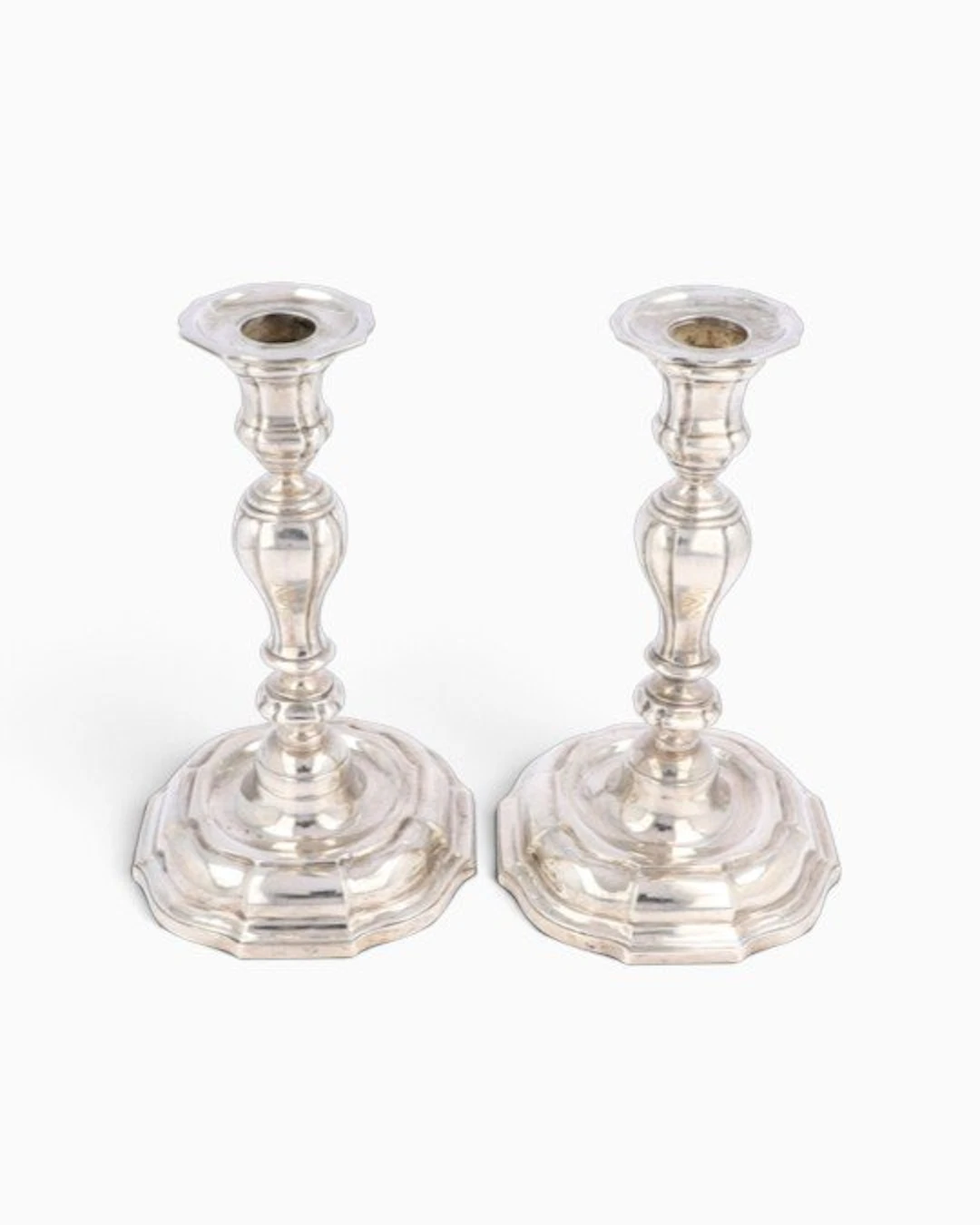 Fa. Amsterdams Keur (C.M. & M. Schoorl-Nijgh). - Candleholder (2) - .835 silver