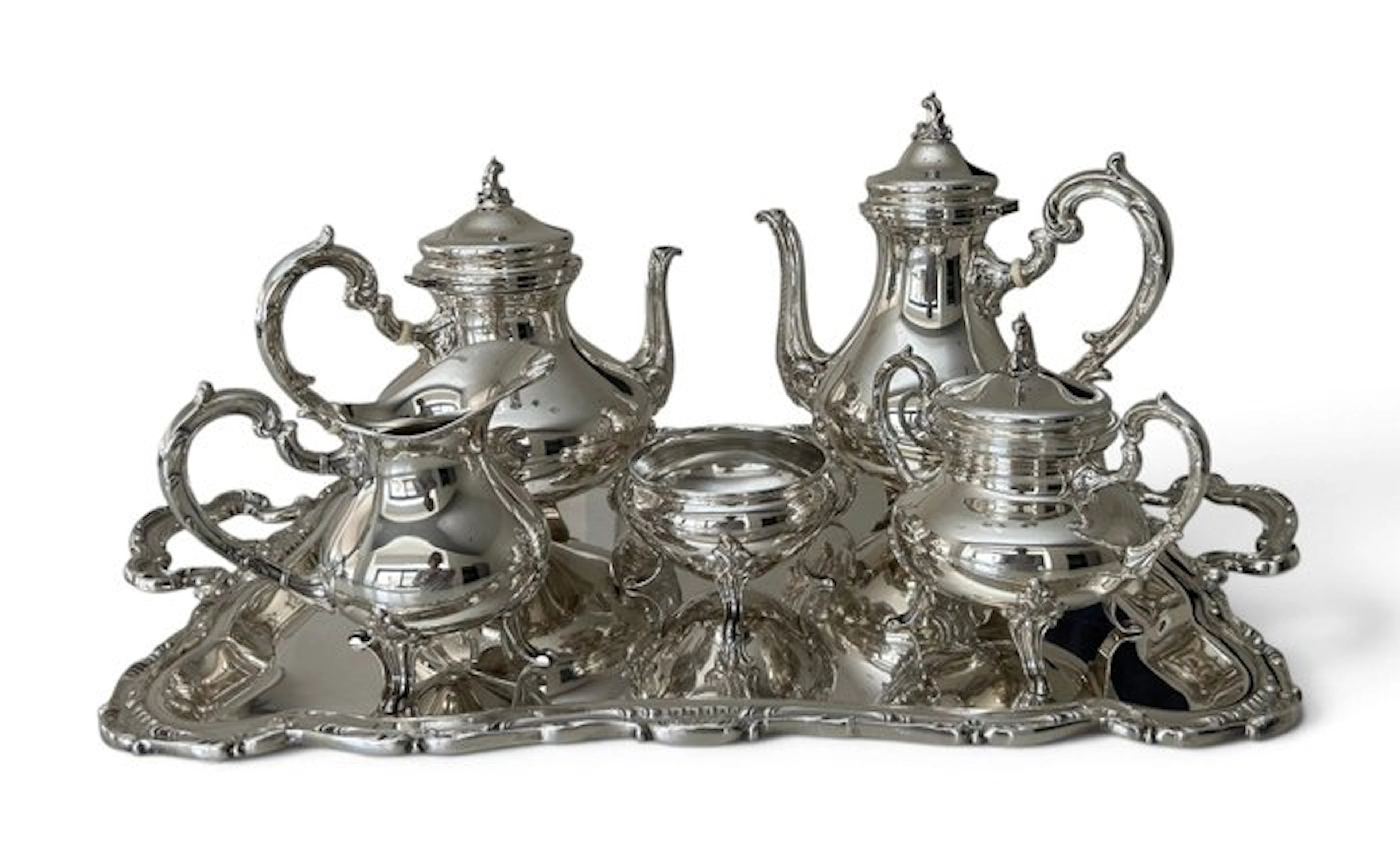 Camusso - Camusso - Tea service (6) - Camusso - .925 silver