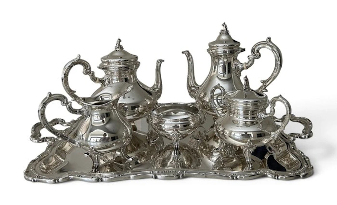 Camusso - Camusso - Tea service (6) - Camusso - .925 silver