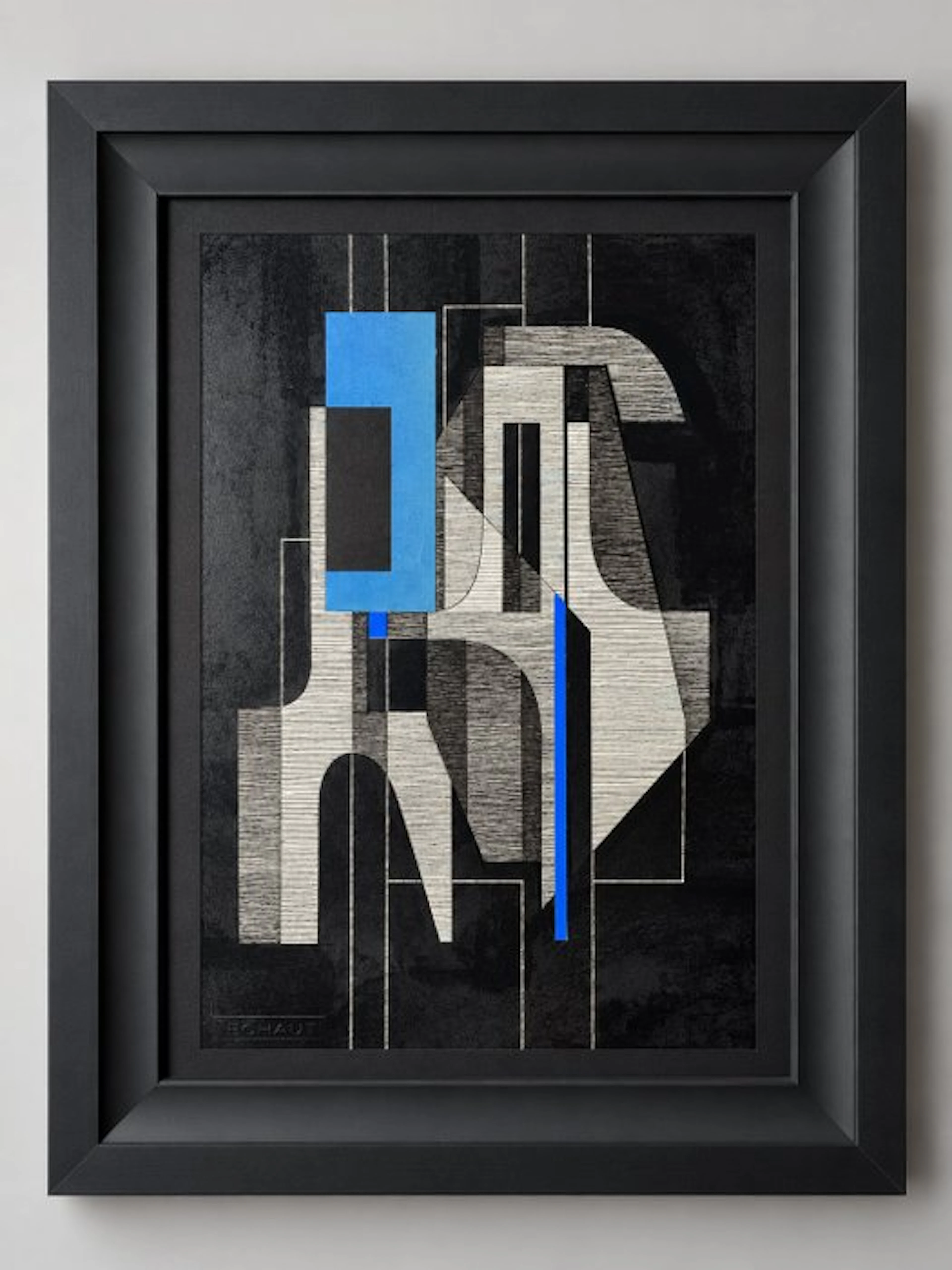 Eugène Eechaut (1928-2019) - Abstract ink composition