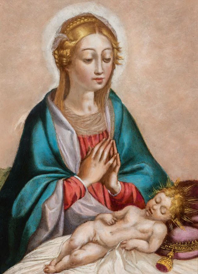 Francesco Vanni, Circle of - Virgen del Silencio