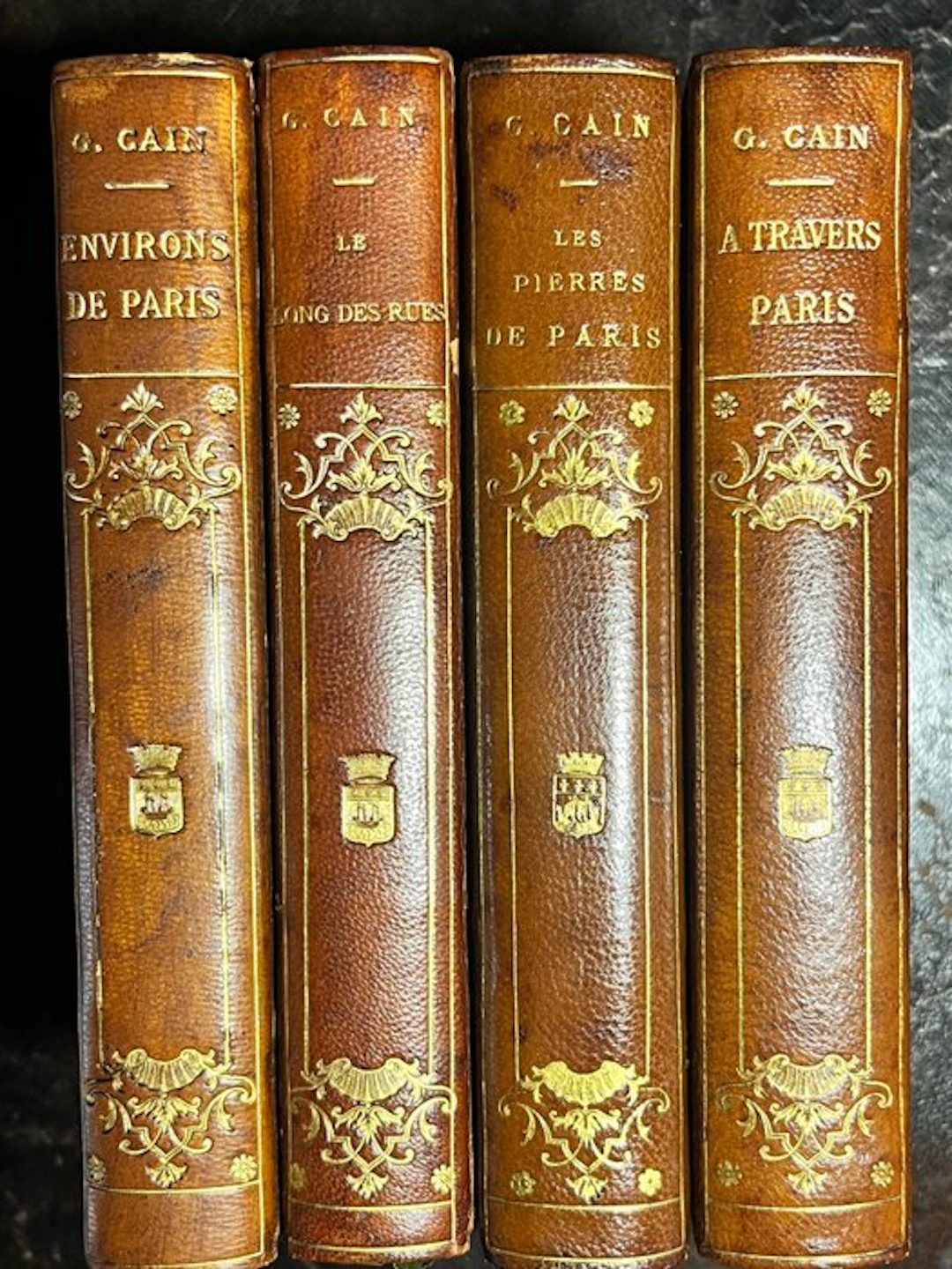 Georges Cain - Paris historique et ses environs - 4 ouvrages illustrés