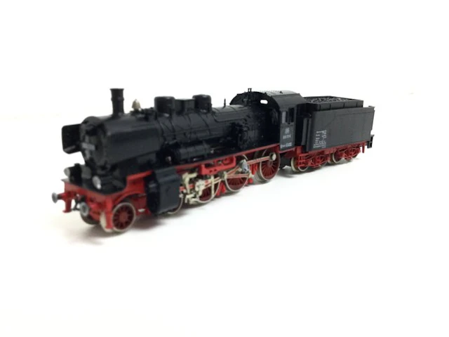 Fleischmann N - 7160 - Steam locomotive with tender (1) - BR 38 - DB