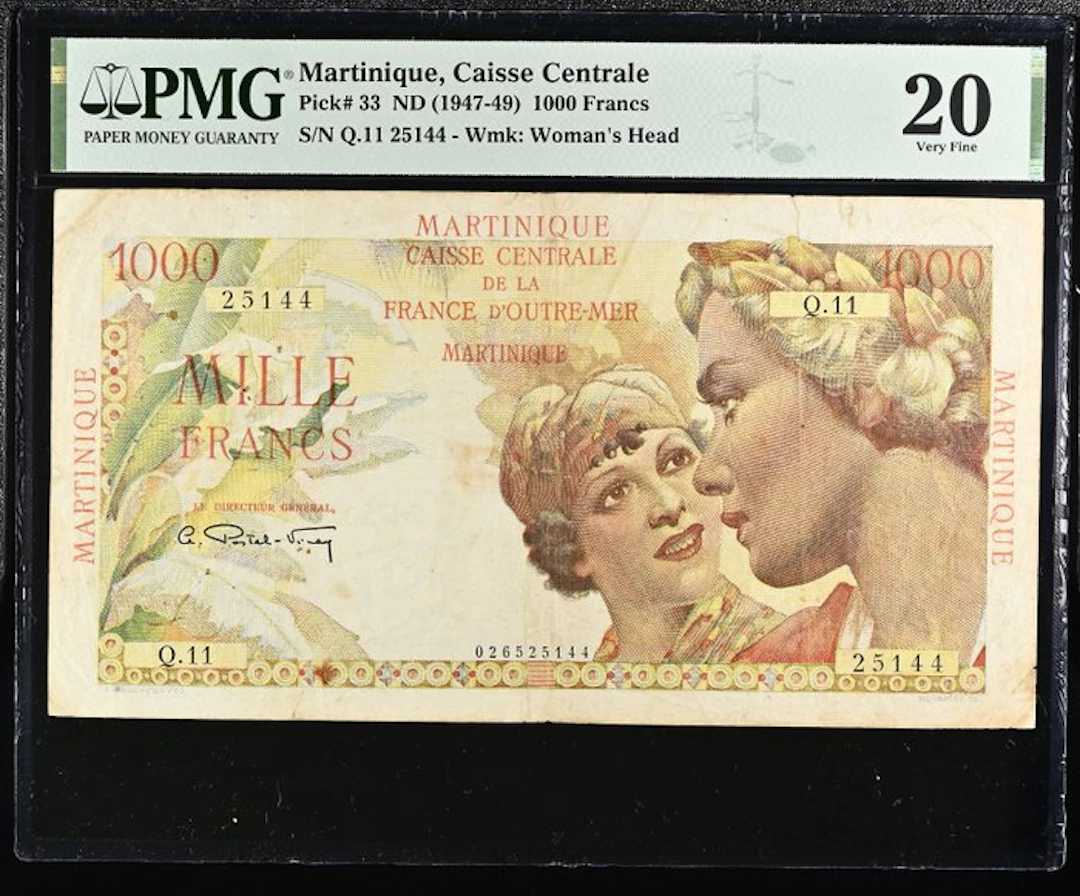 Martinique. - 1000 Francs - ND (1947-49) - Pick 33