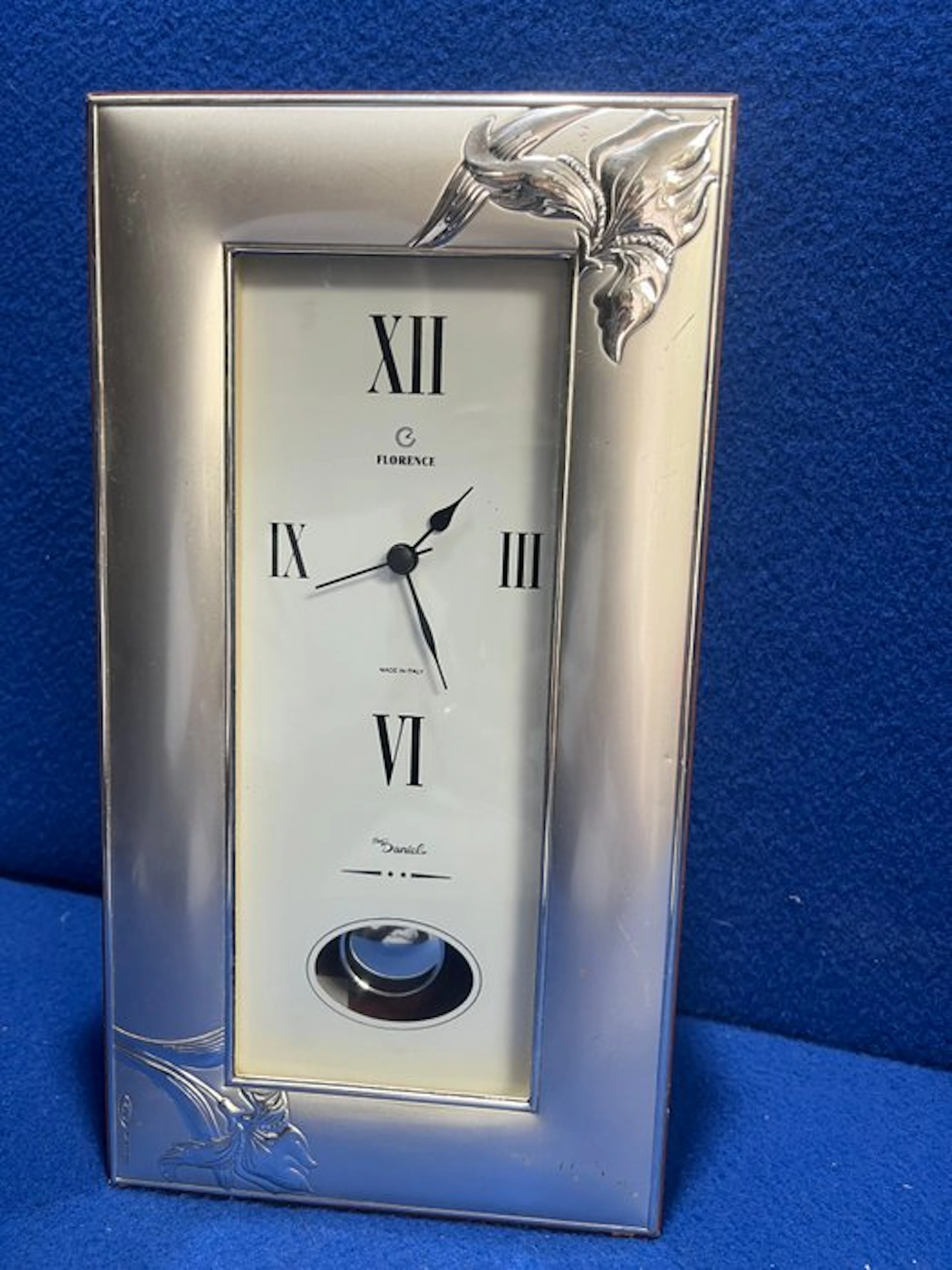 Clock - wood and silver - 2000-2010