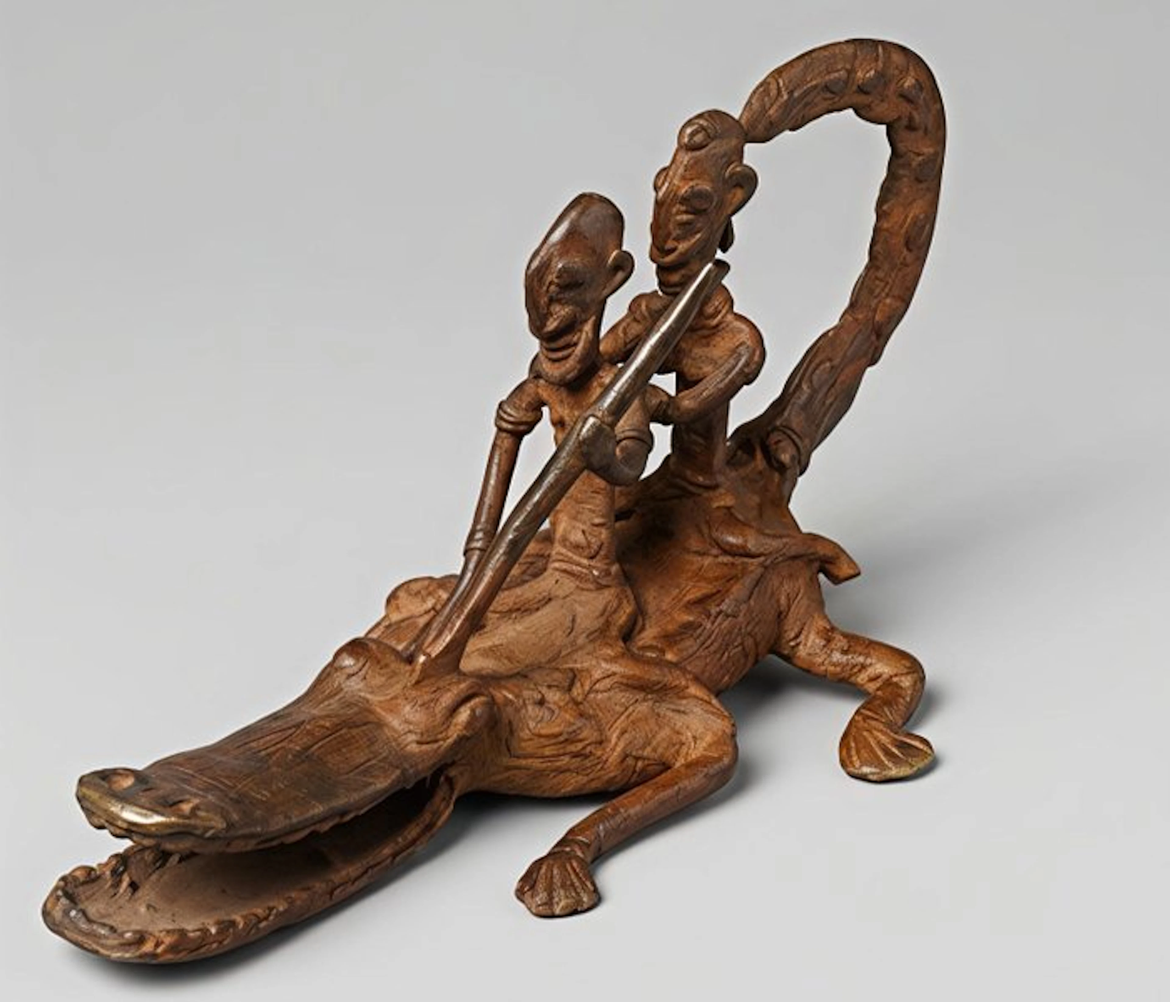 Mythical Crocodile Rider - Dogon (No reserve price)