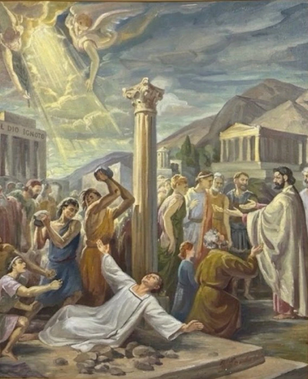 Francesco Gnecchi (1847-1919) - Lapidazione di Santo Stefano