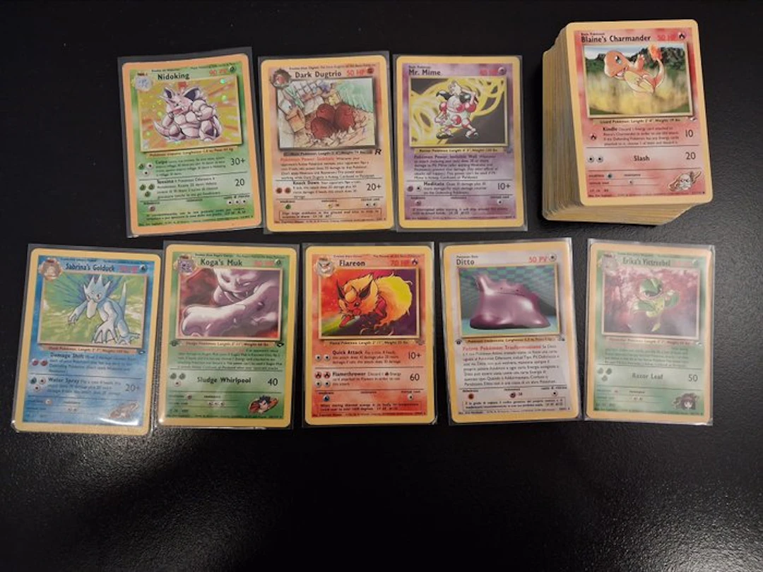 Pokémon - 102 Bulk cards - WOTC