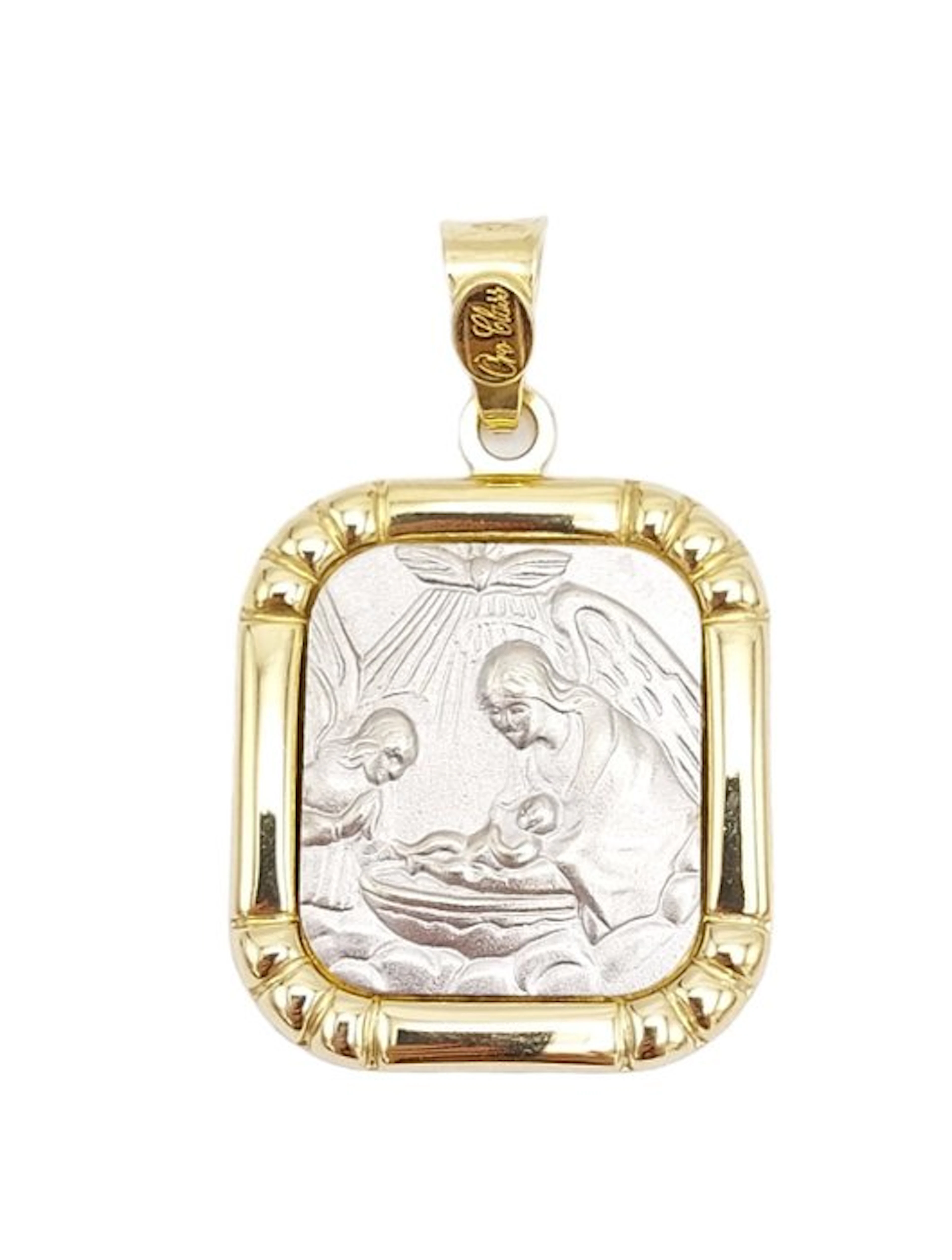 Pendant - 18 kt. Yellow gold, White gold