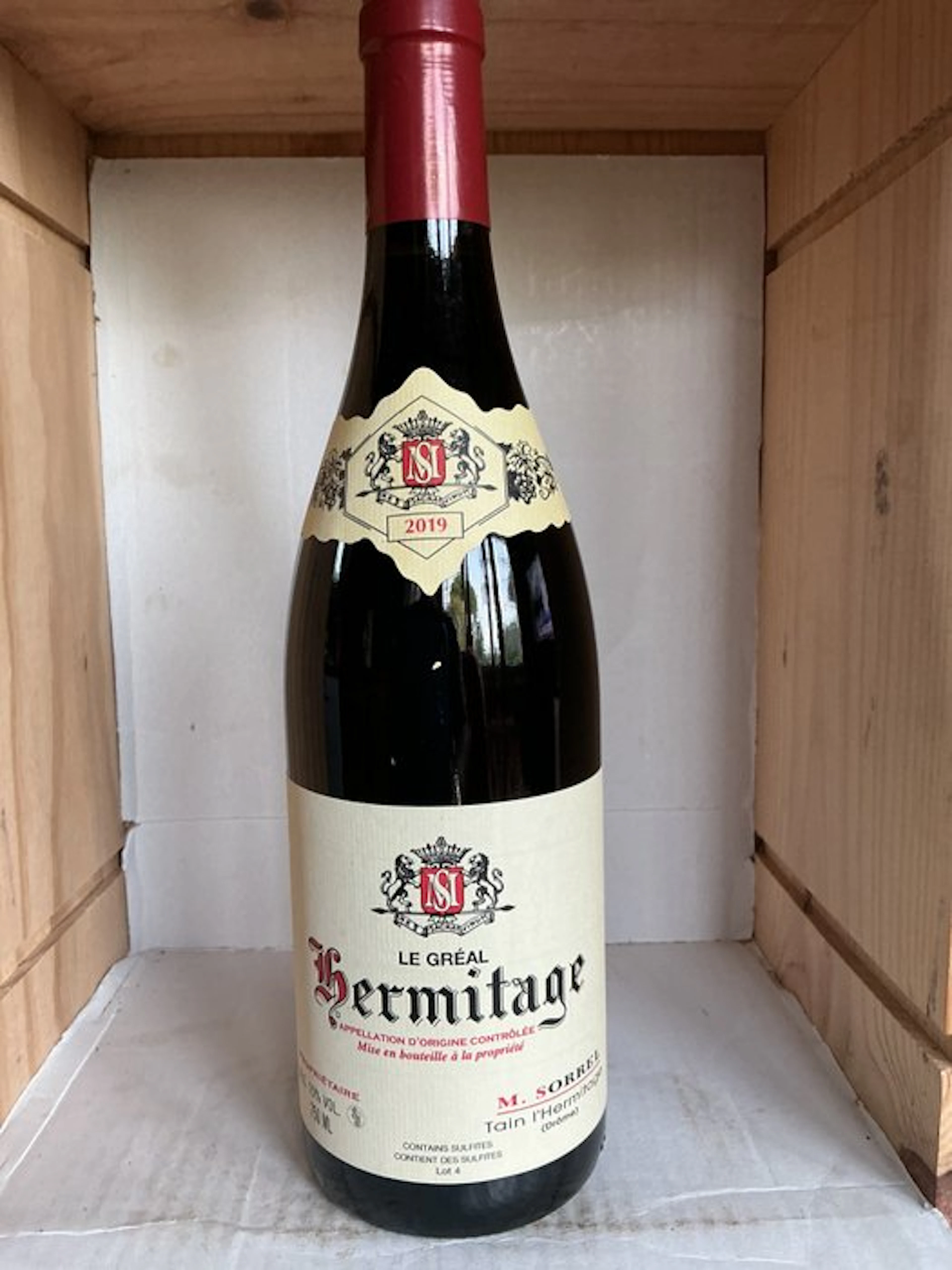 2019 Domaine SORREL - Le GREAL - Hermitage Grand Cru - 1 Bottle (0.75L)
