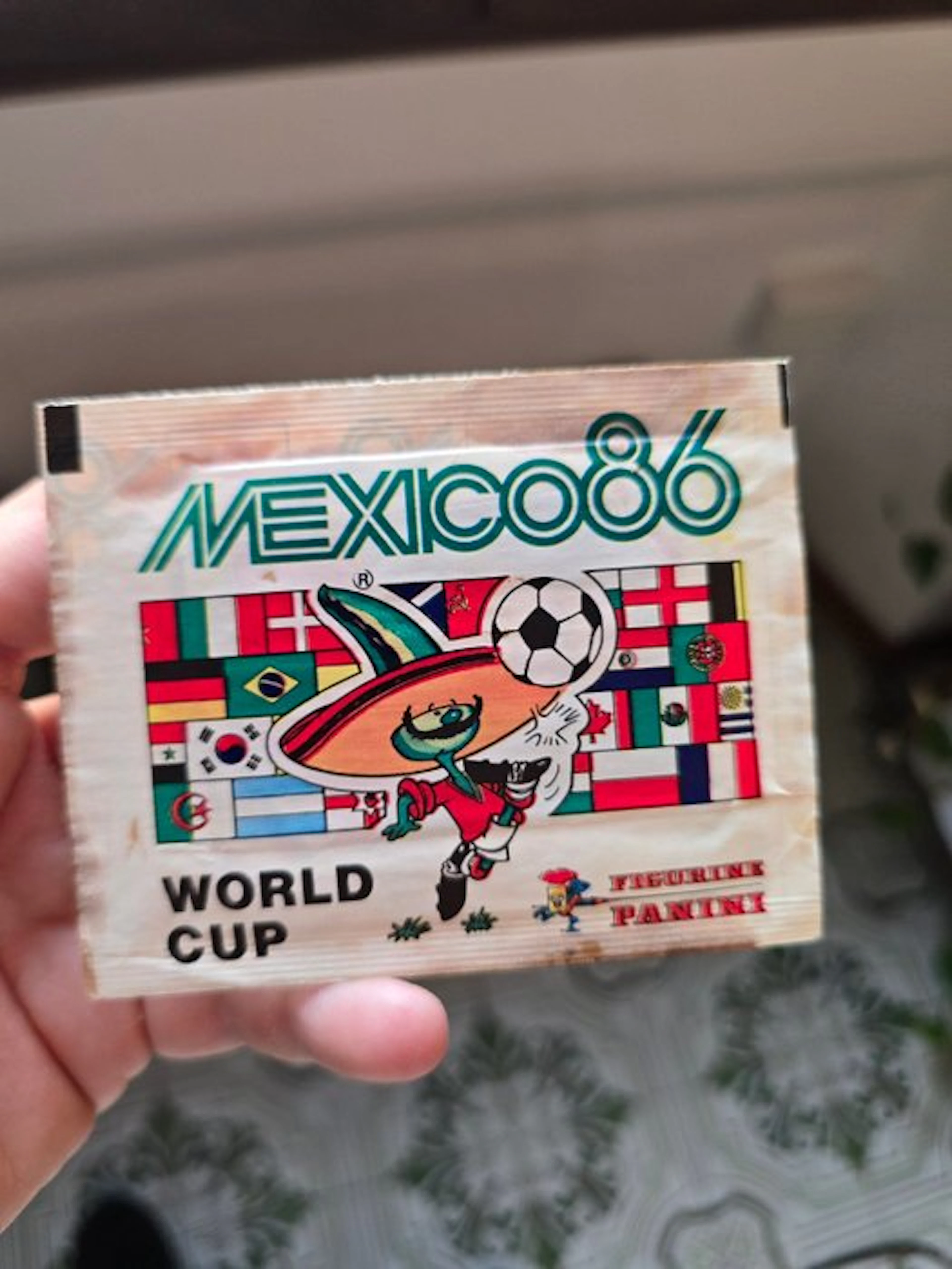 1986 Panini Mexico 86 World Cup Original packaging - 1 Pack - Good (GD)