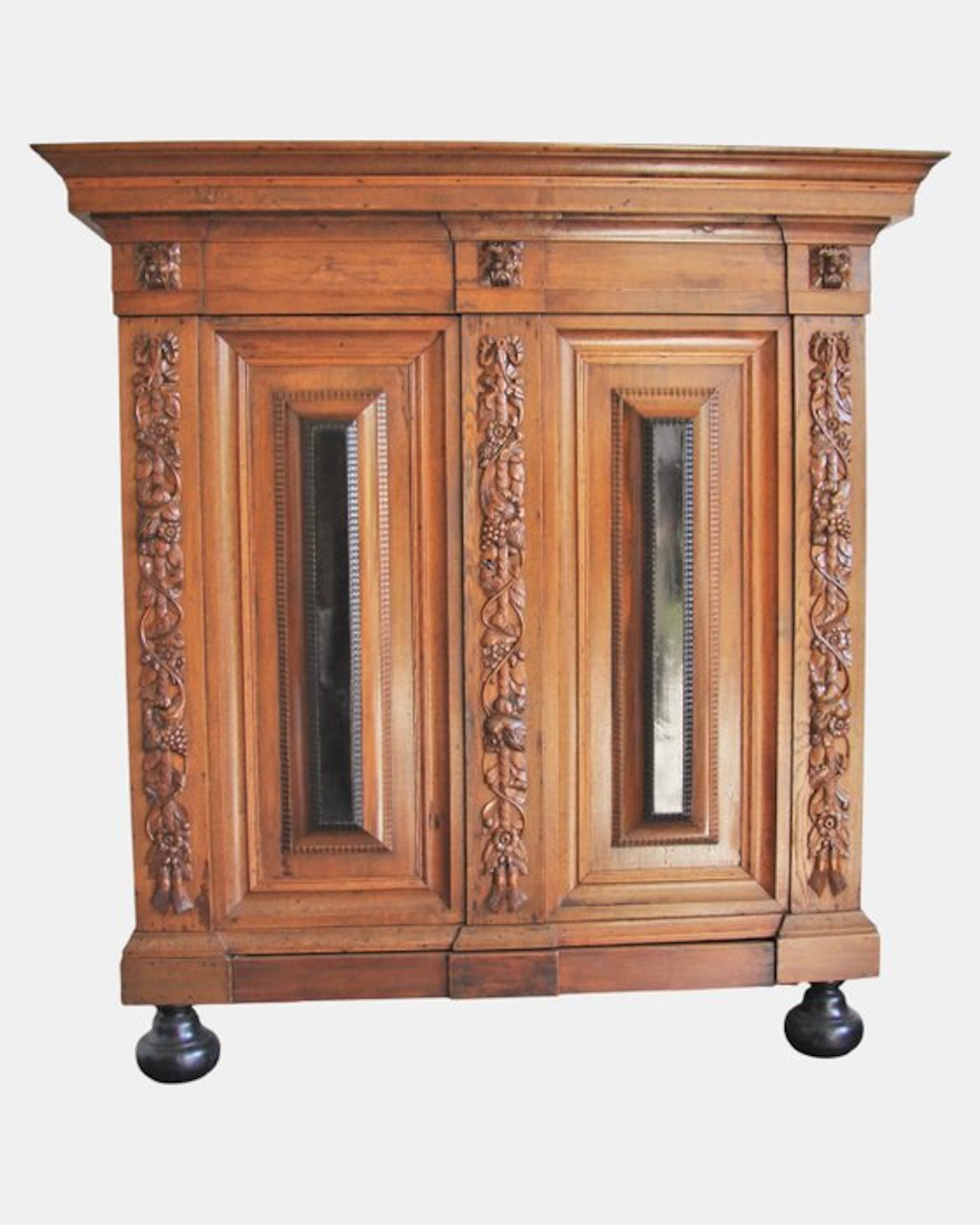 Cupboard - Oak, Ebony - Delivery to the EU is possible.