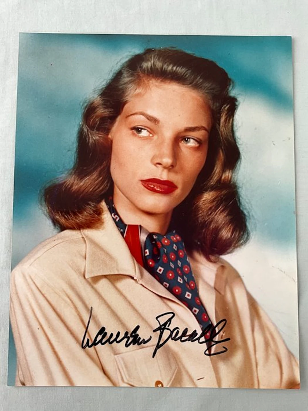 Lauren Bacall - Hollywood Actress & Icon - Autograph