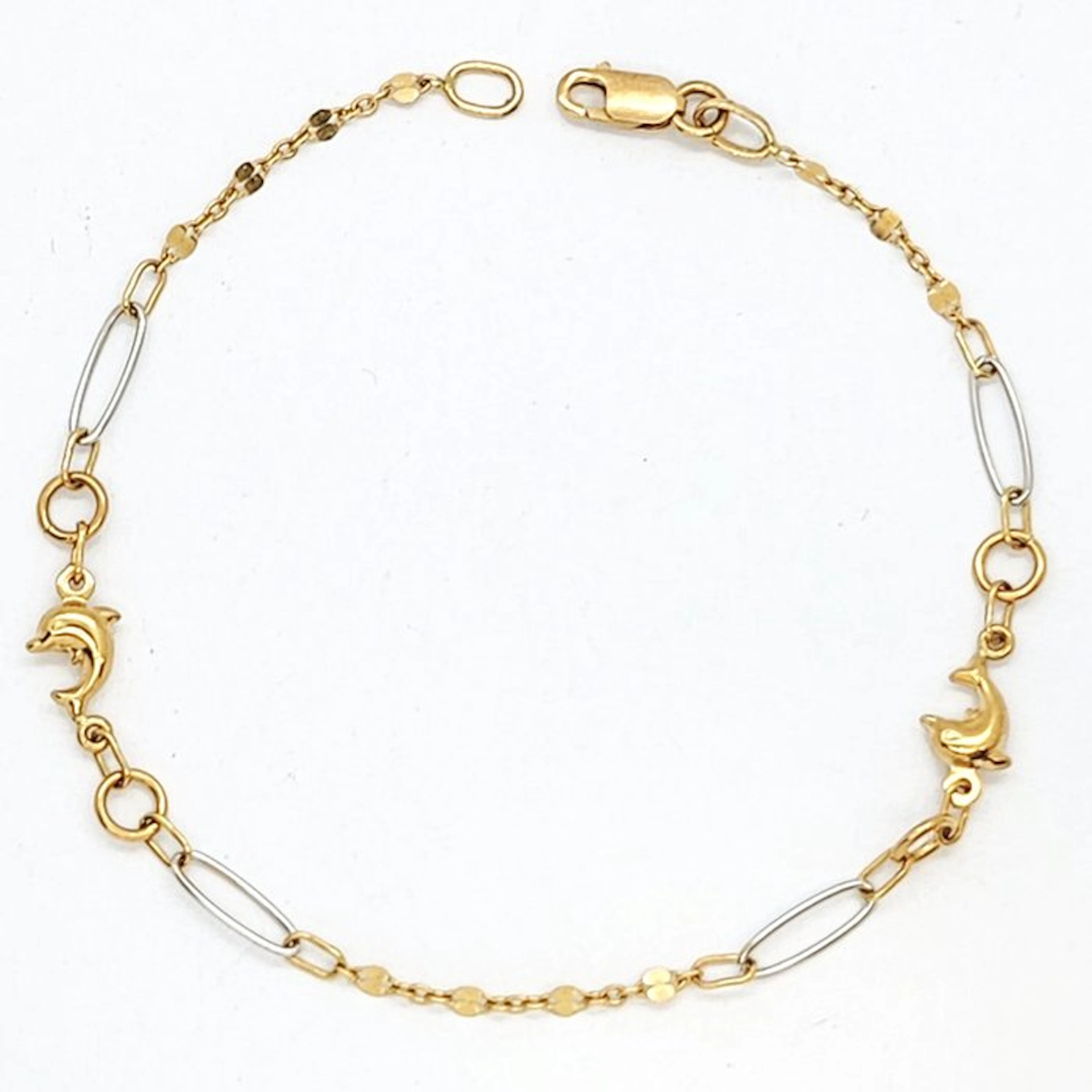 Bracelet - 18 kt. Yellow gold, White gold