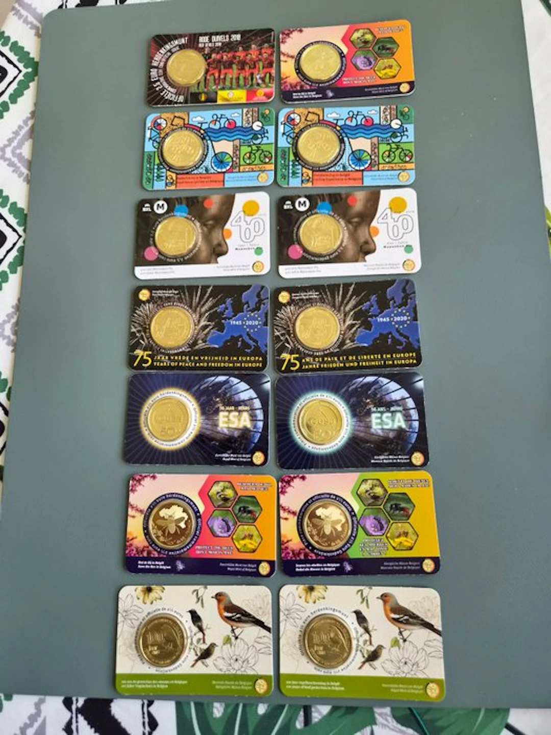 Belgium. 2 1/2 Euro 2018/2024 (14 coincards) (No reserve price)