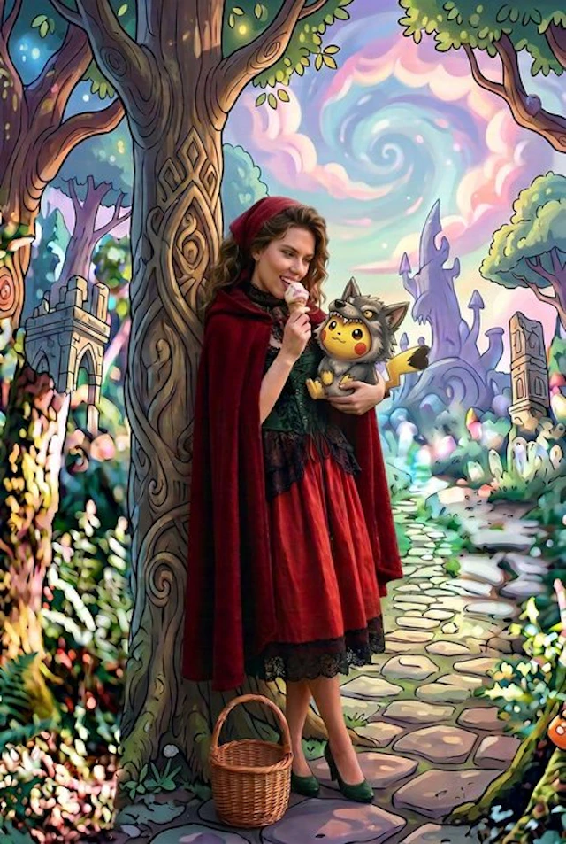 I_KONIQ - The bad Scarlett Little Red Riding Hood and the sweet Wolf Pika