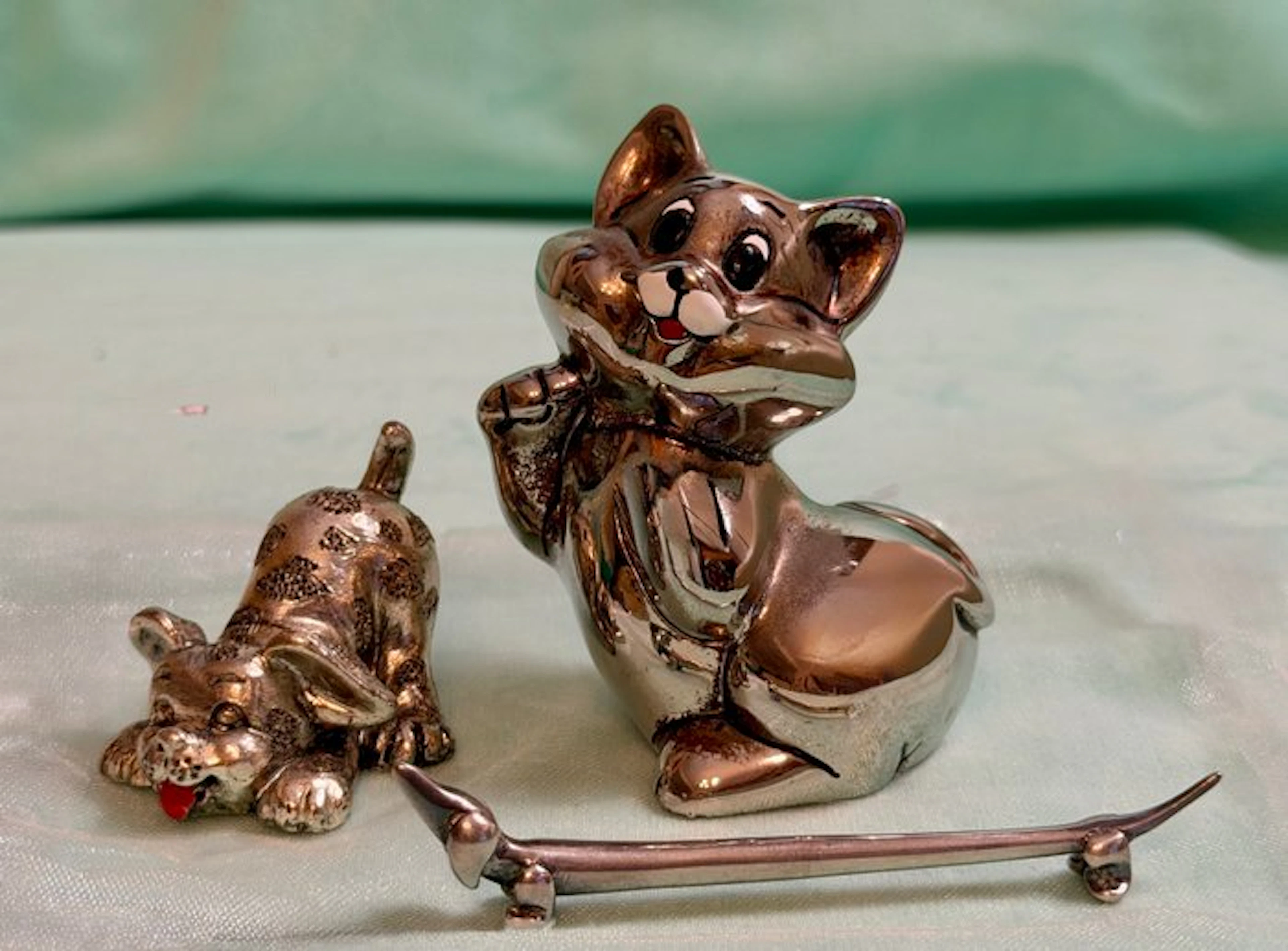 Oreficeria Fiorentina - Figurine - LARGE Sitting Cat
