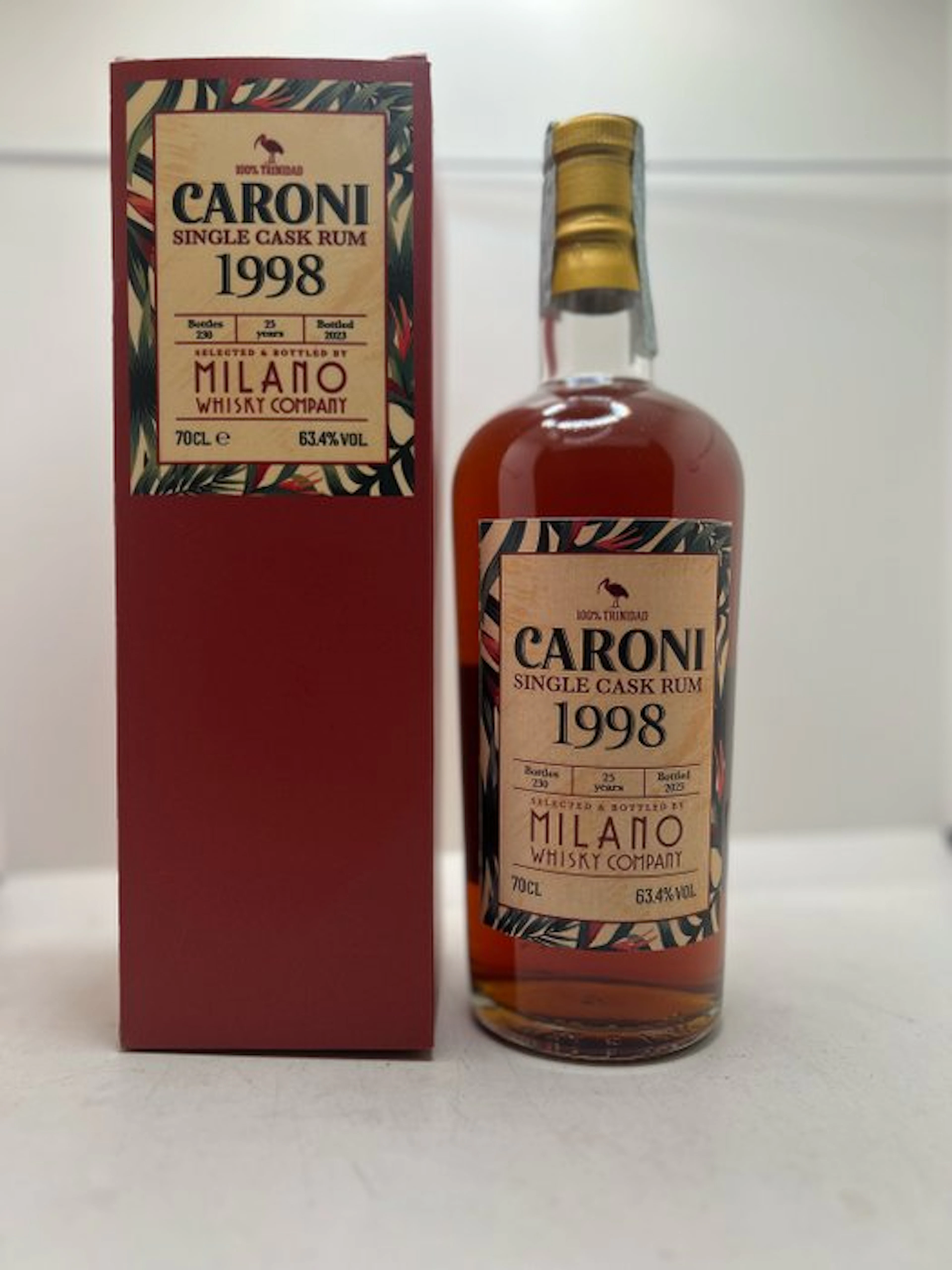 Caroni 1998 Milano Whisky Company - Single Cask Rum - b. 2023 - 70cl