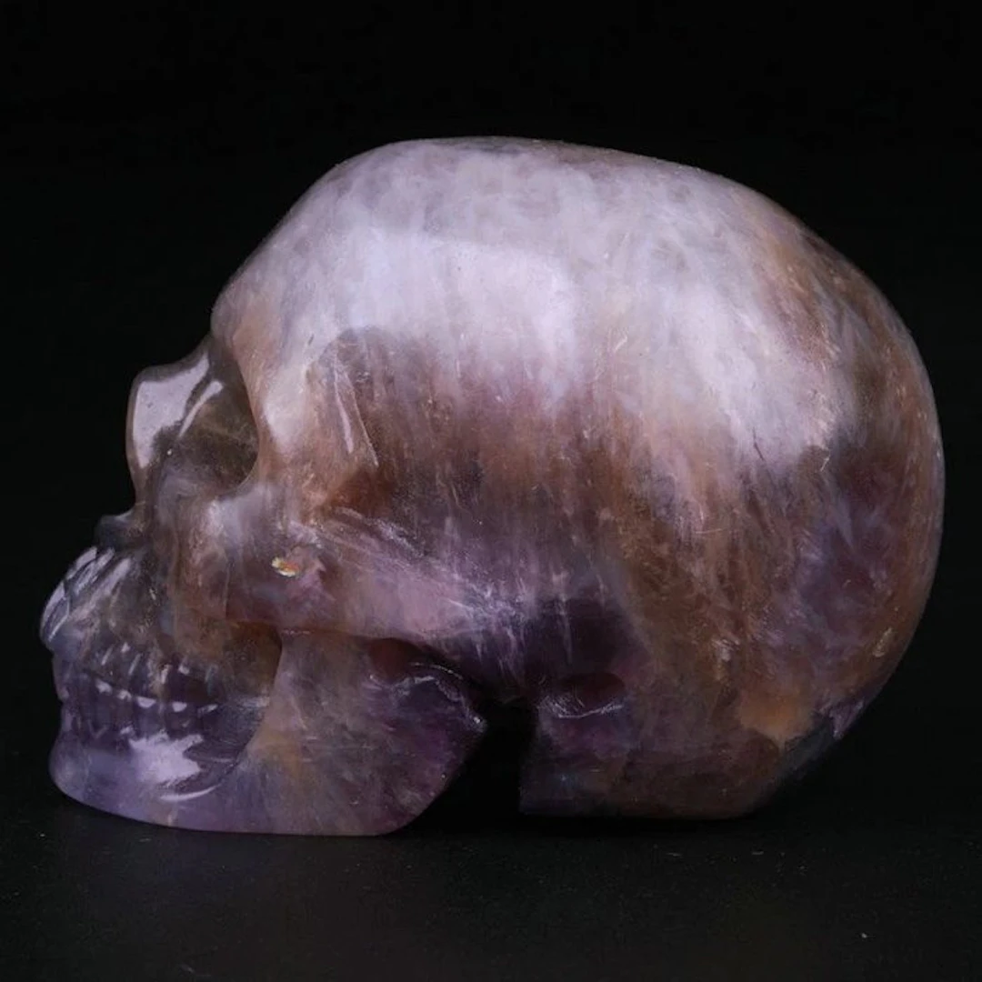 85g Dream Chevron Amethyst Skull – Ghoul