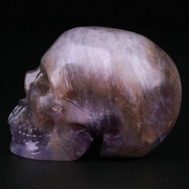 85g Dream Chevron Amethyst Skull – Ghoul