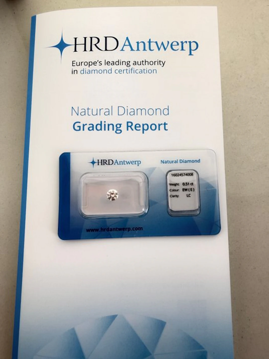No reserve price - 1 pcs Diamond (Natural) - 0.51 ct...